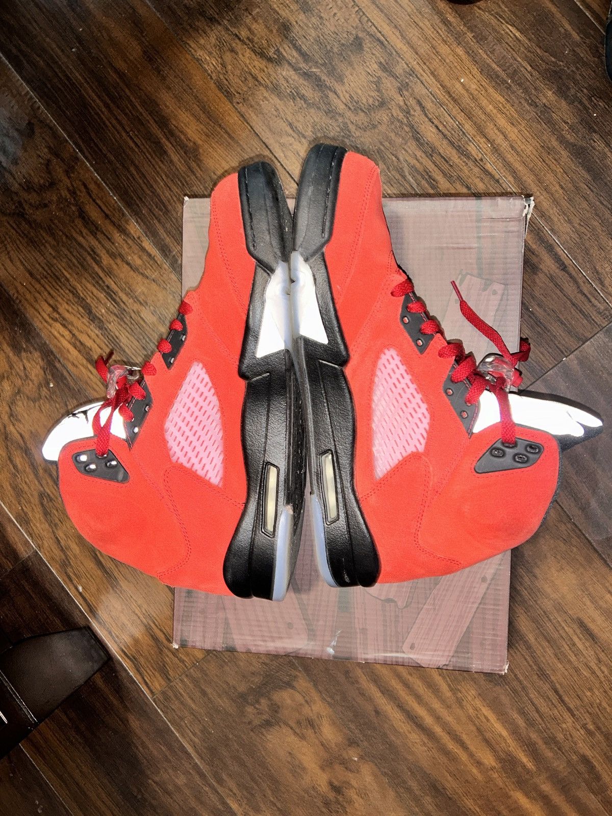 Jordan Brand Air Jordan 5 Retro Raging Bull 2021 Size US 11 / EU 44 - 5 Thumbnail