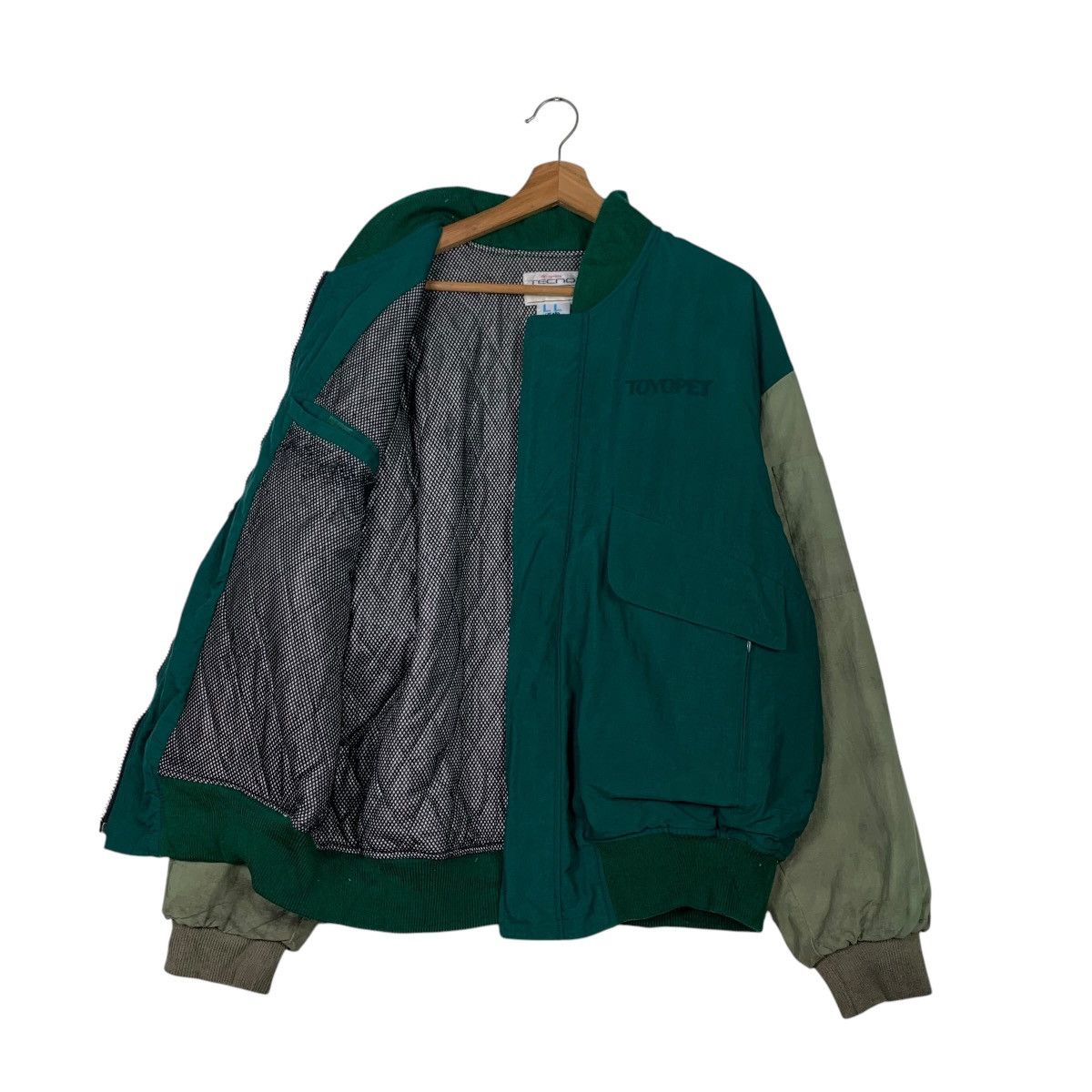 Japanese Brand TOYOTA Tecno TOYOPET Big Logo Bomber Jacket #2063-C90 Size US L / EU 52-54 / 3 - 9 Thumbnail