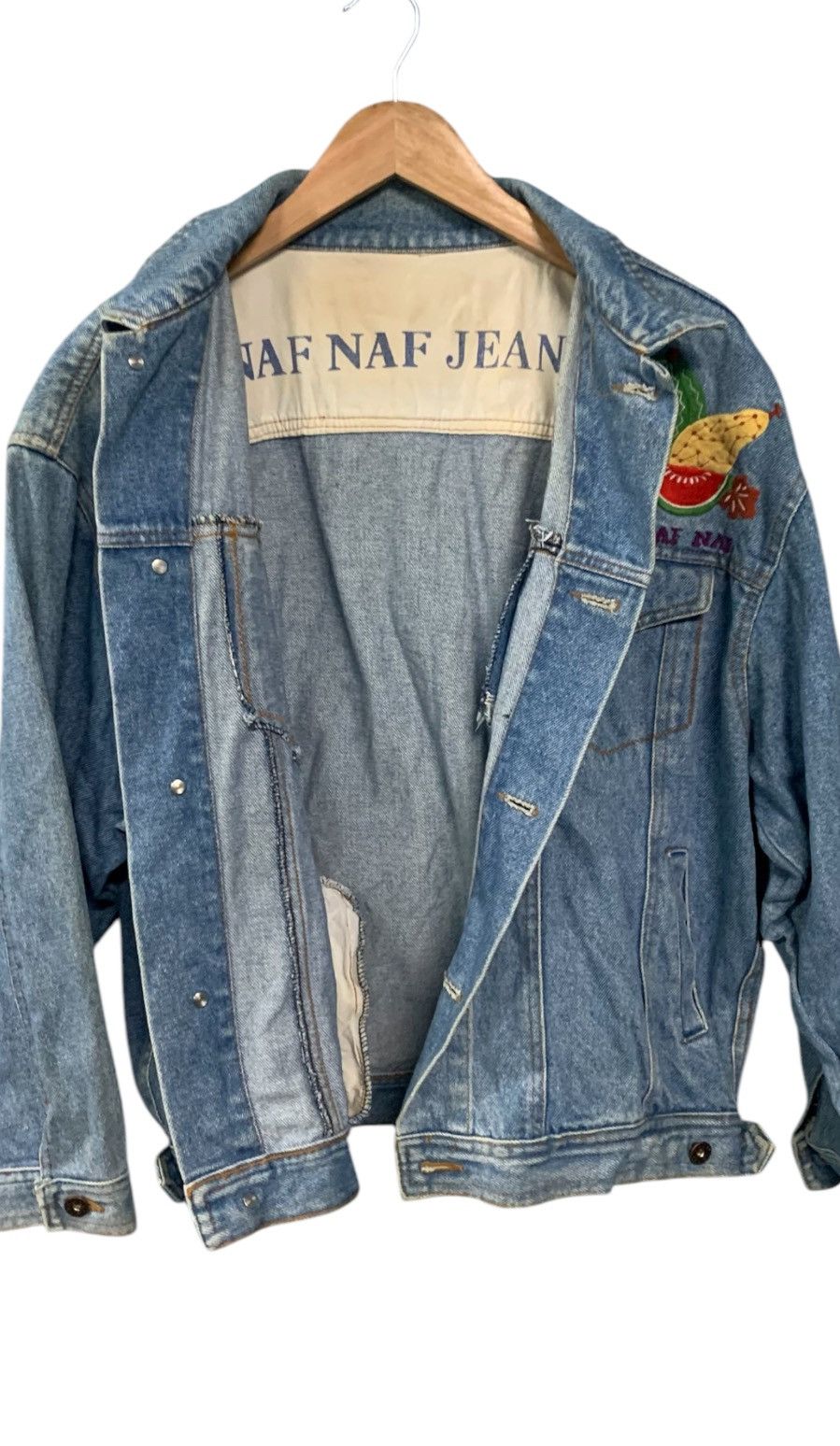 Designer × Japanese Brand NAF NAF DENIM JACKET Size US M / EU 48-50 / 2 - 4 Thumbnail