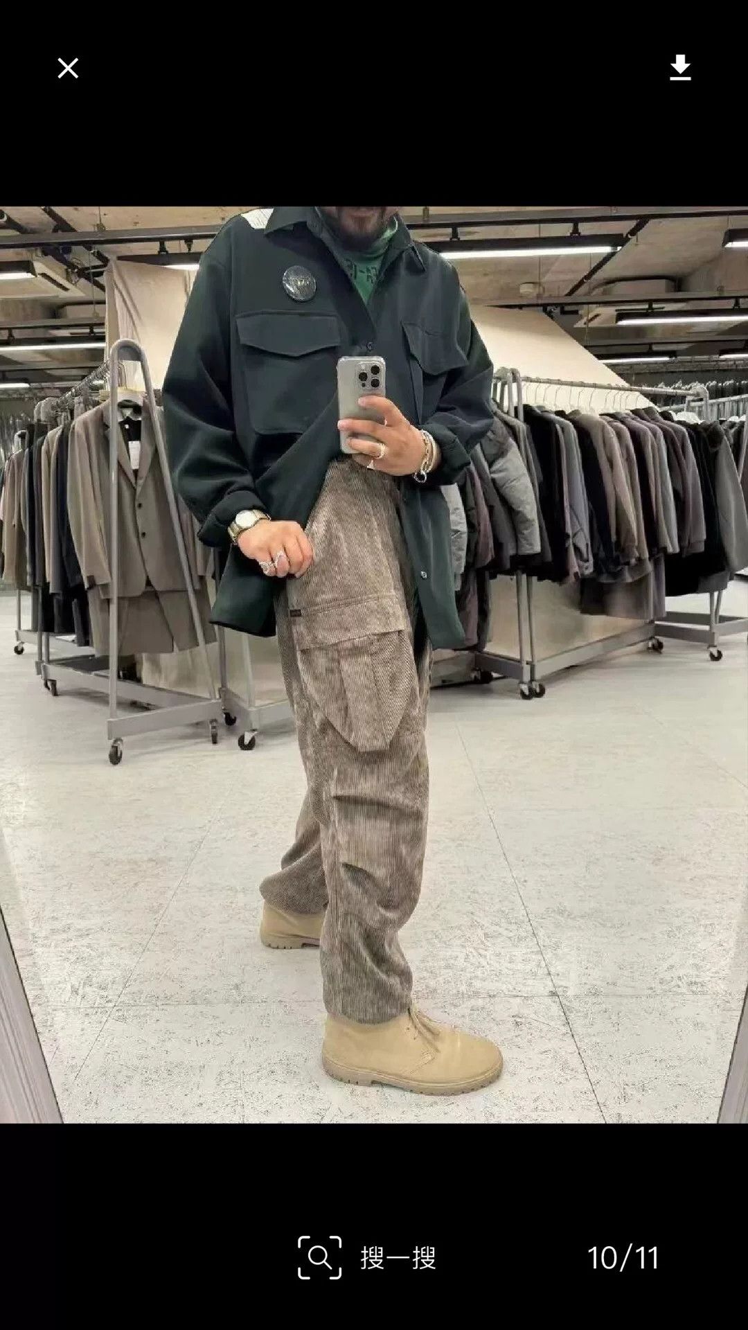 N.Hoolywood N.HOOLYWOOD x Gramicci Beige Cargo Pants Size US 34 / EU 50 - 1 Thumbnail