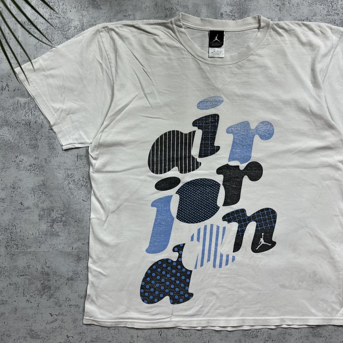 Nike 90s NIKE AIR JORDAN VINTAGE Y2K DISTRESSED RETRO TEE T-SHIRT Size US L / EU 52-54 / 3 - 2 Thumbnail