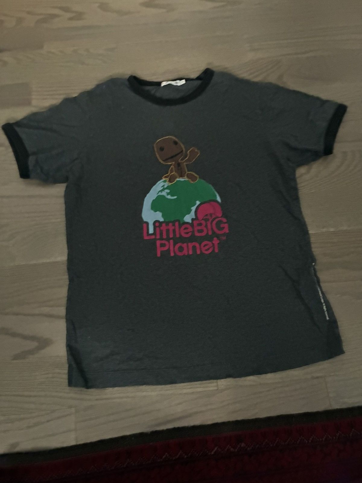 Playstation Little Big Planet Vintage Ringer Tee Size US M / EU 48-50 / 2 - 1 Thumbnail