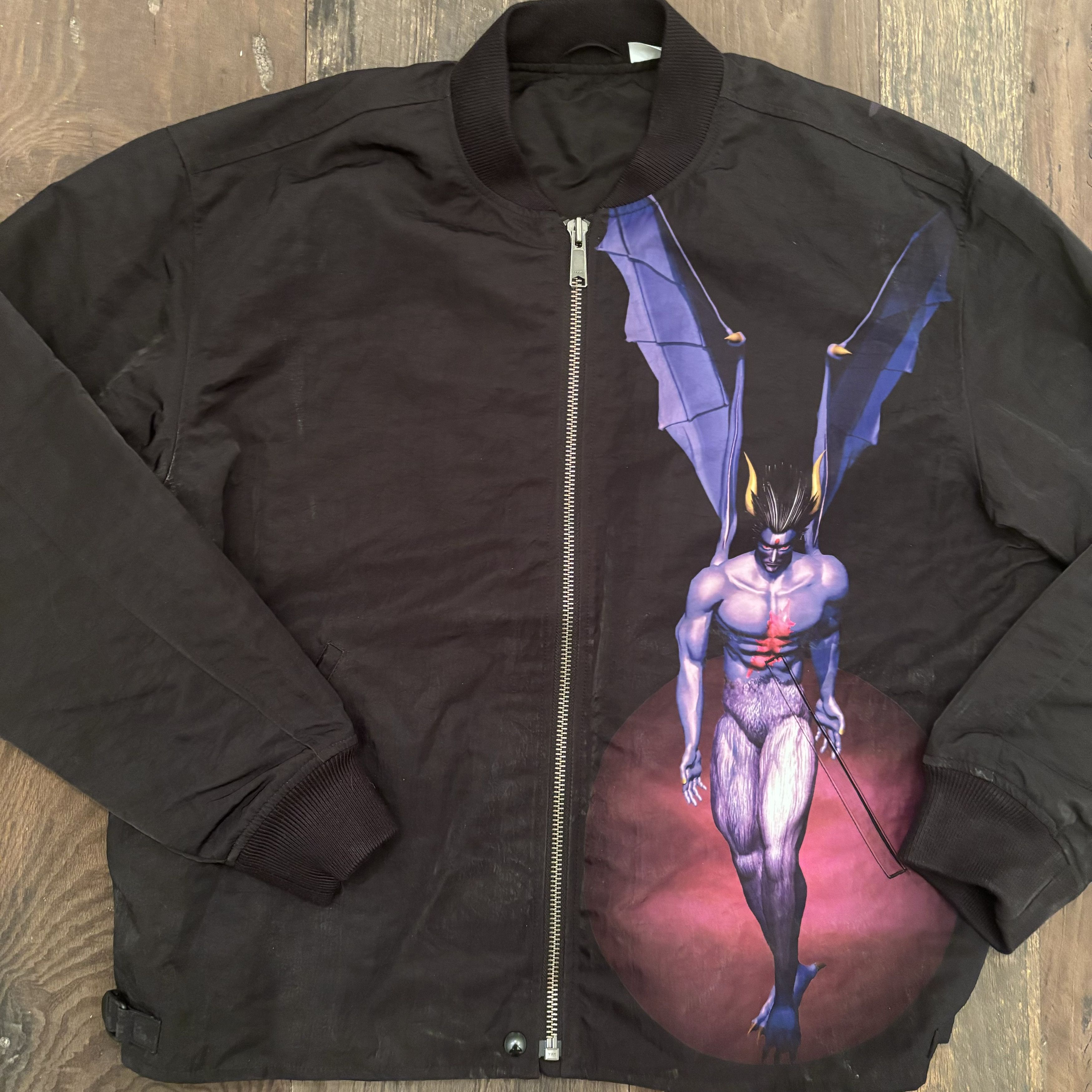 Pre-owned Supreme X Yohji Yamamoto Tekken Nylon Bomber Jacke In Black