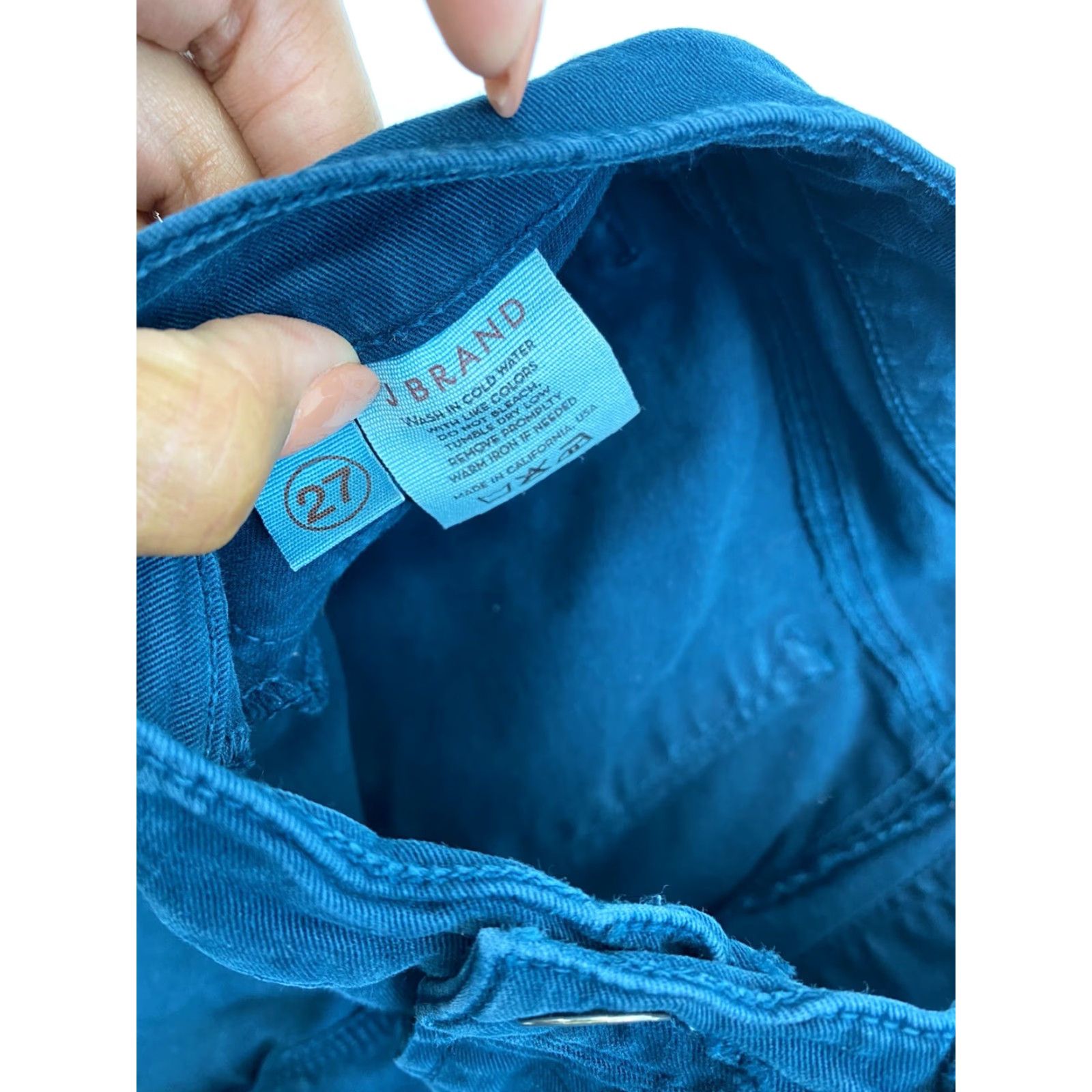 J Brand J Brand Jeans Skinny Womens 27 Green Regular Size 27" / US 4 / IT 40 - 3 Thumbnail