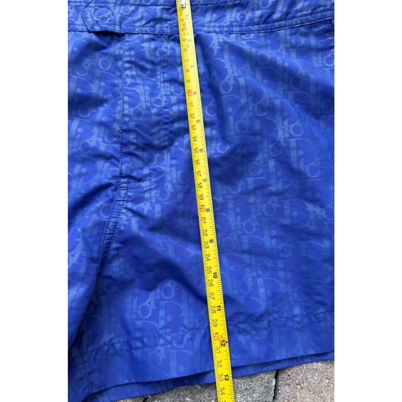 Dior Size M - Dior Oblique Logo Monogram Swim Shorts Size US 31 - 4 Thumbnail