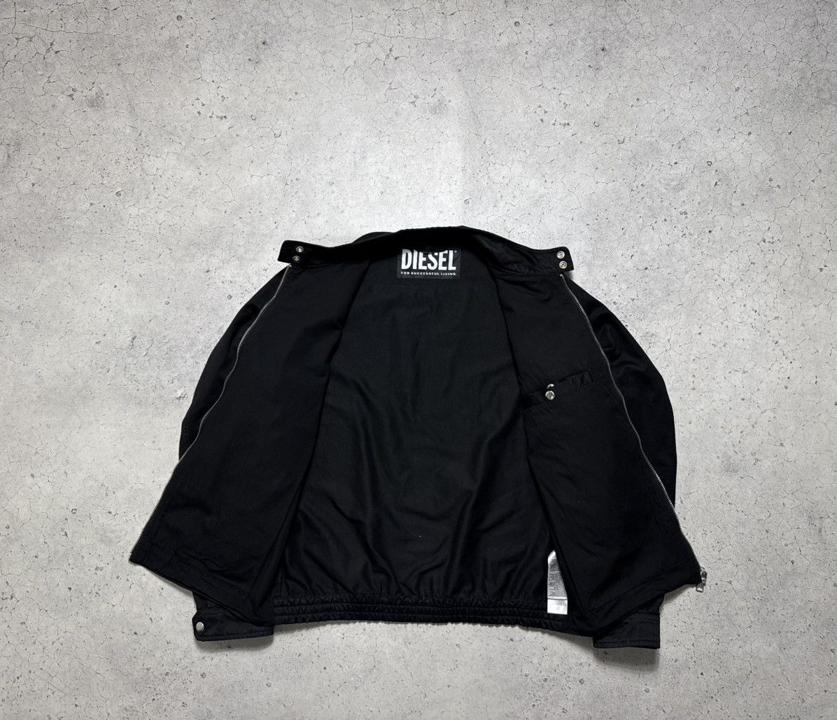 Diesel Diesel Industry Black Bomber Jacket Size M Size US M / EU 48-50 / 2 - 7 Thumbnail