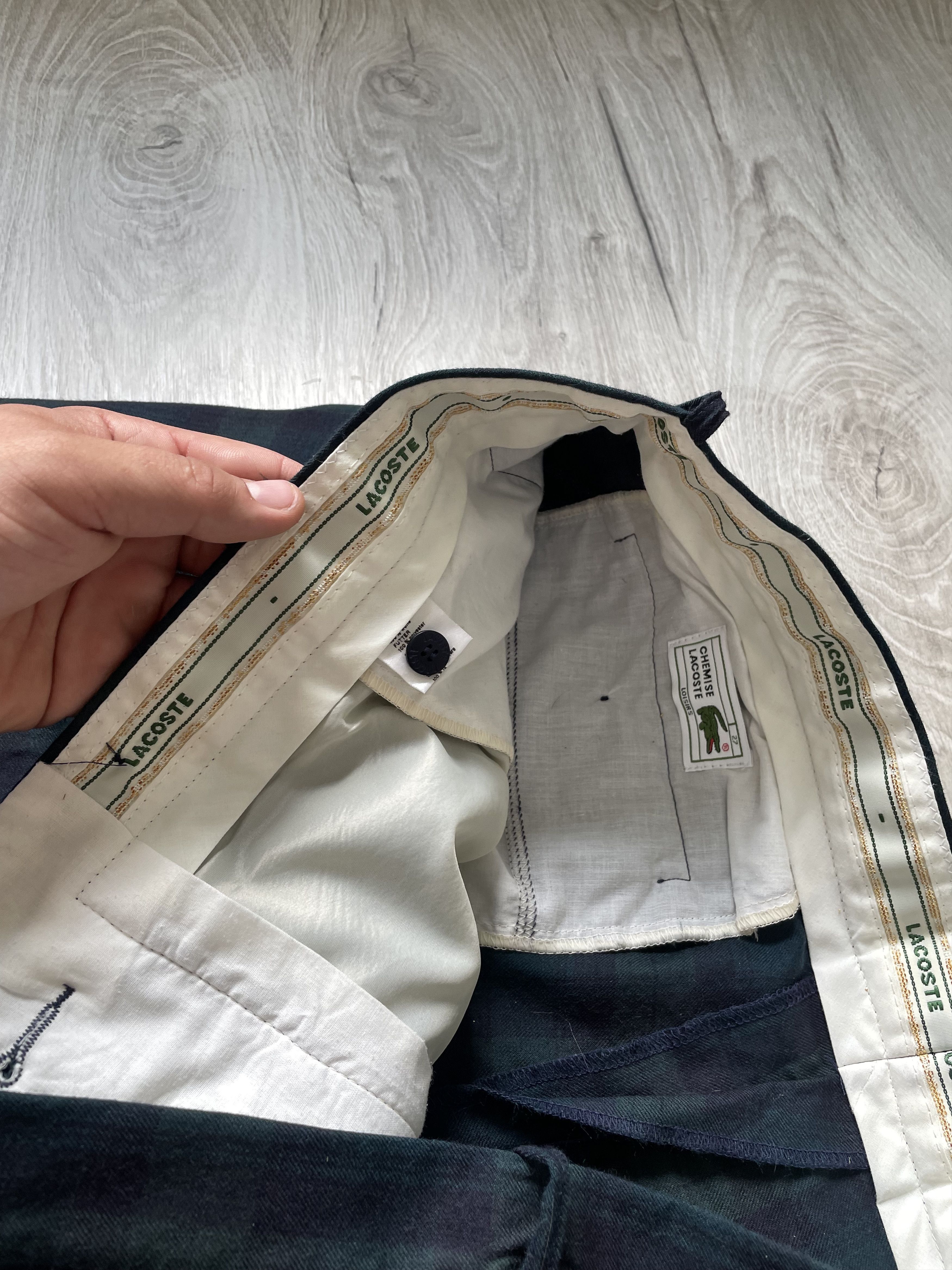 Lacoste × Vintage MENS CASUAL RARE CLASSIC PANTS LACOSTE Size US 36 / EU 52 - 9 Thumbnail