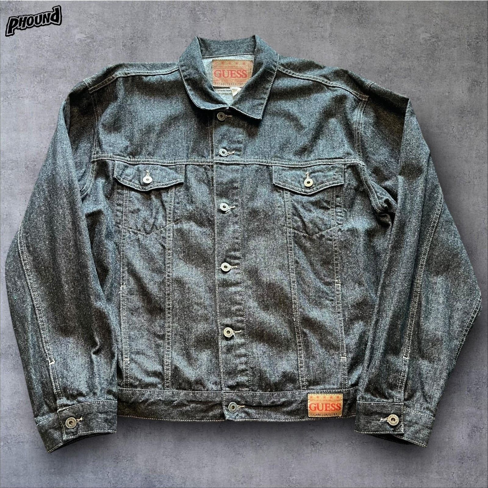 Guess Guess Jeans Jacket Mens 2XL Denim Trucker Original XXL Size US XXL / EU 58 / 5 - 1 Thumbnail