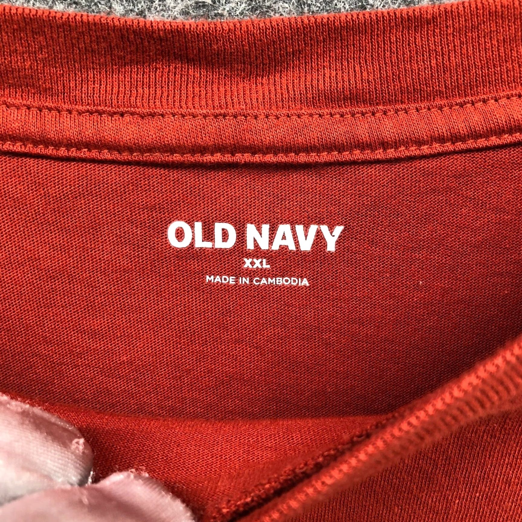 Old Navy VINTAGE Old Navy T-Shirt Womens 2XL Crewneck Flutter Short Sleeve Cotton Orange Classic Size XXL / US 16-18 / IT 52-54 - 6 Thumbnail
