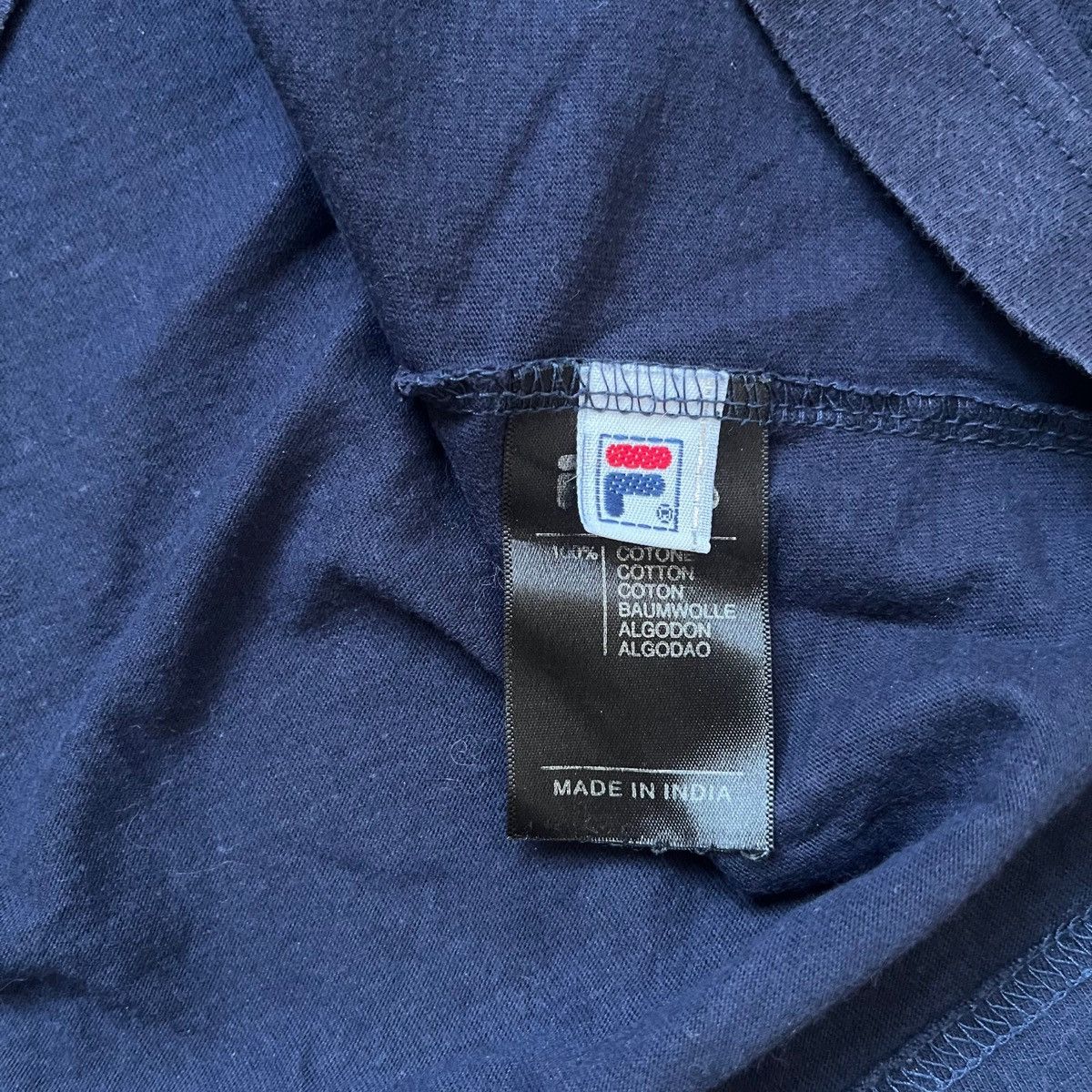 Fila Fila Navy Blue Logo Tee (Size L) Size US L / EU 52-54 / 3 - 5 Thumbnail