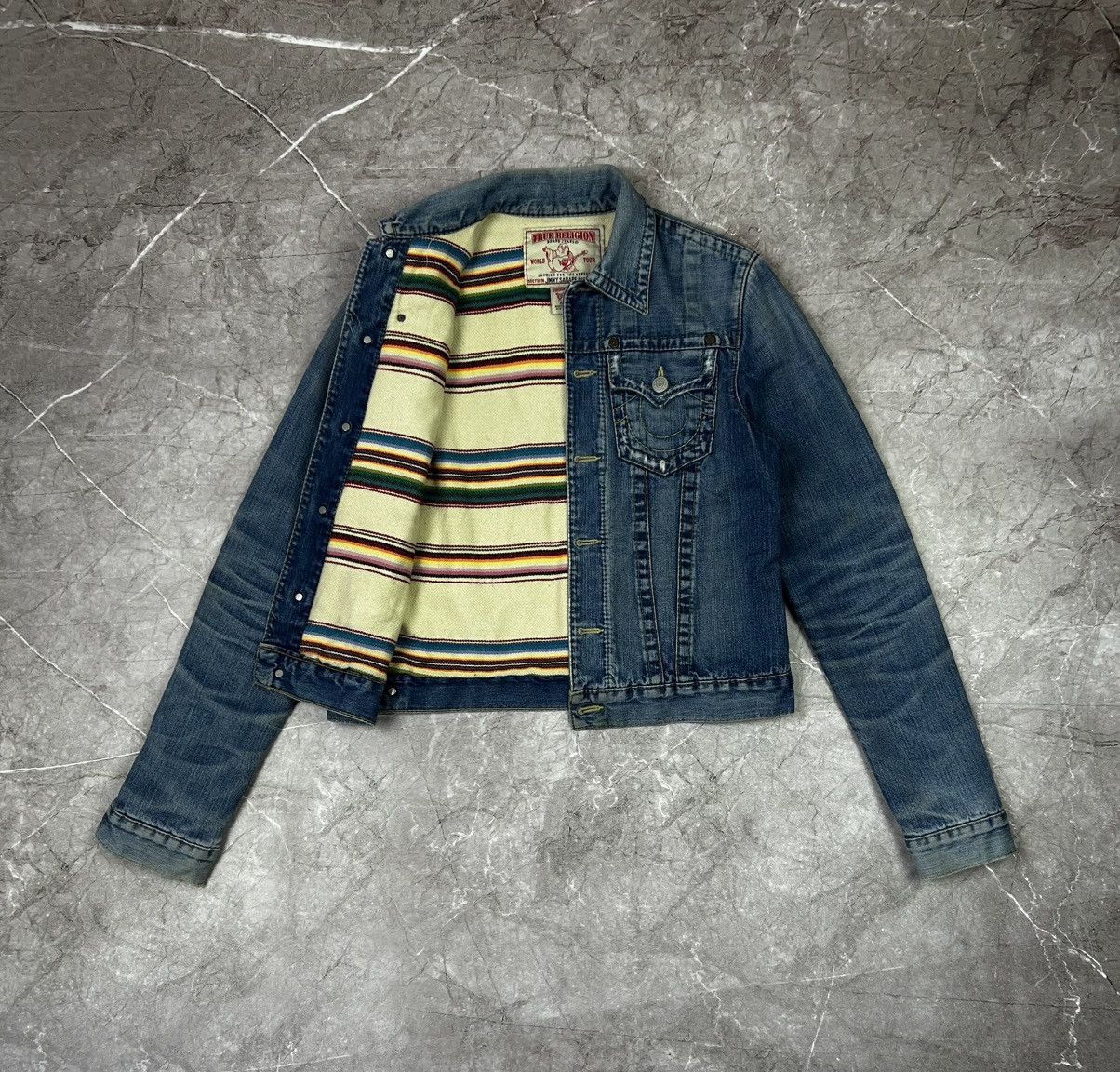 True Religion True Religion denim jeans jacket Jimmy super Size US M / EU 48-50 / 2 - 7 Thumbnail