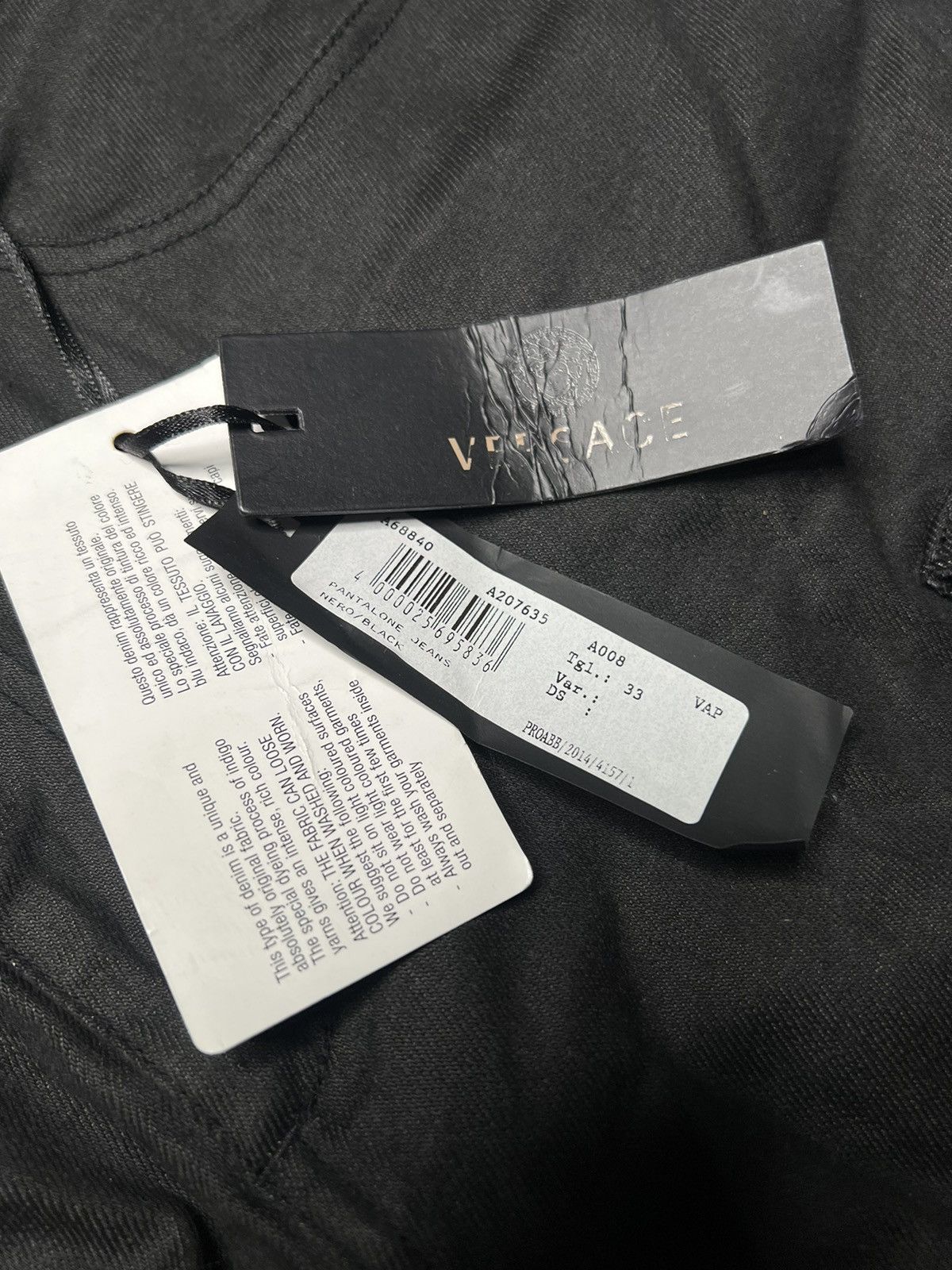 Versace Versace Indigo Dyed Multipocket Cargo Jeans Size US 33 - 9 Thumbnail