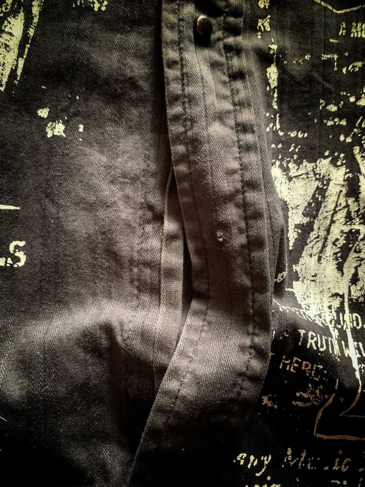 If Six Was Nine Bernings Sho Poem Skull Shirt Vkei Style Size US M / EU 48-50 / 2 - 6 Thumbnail