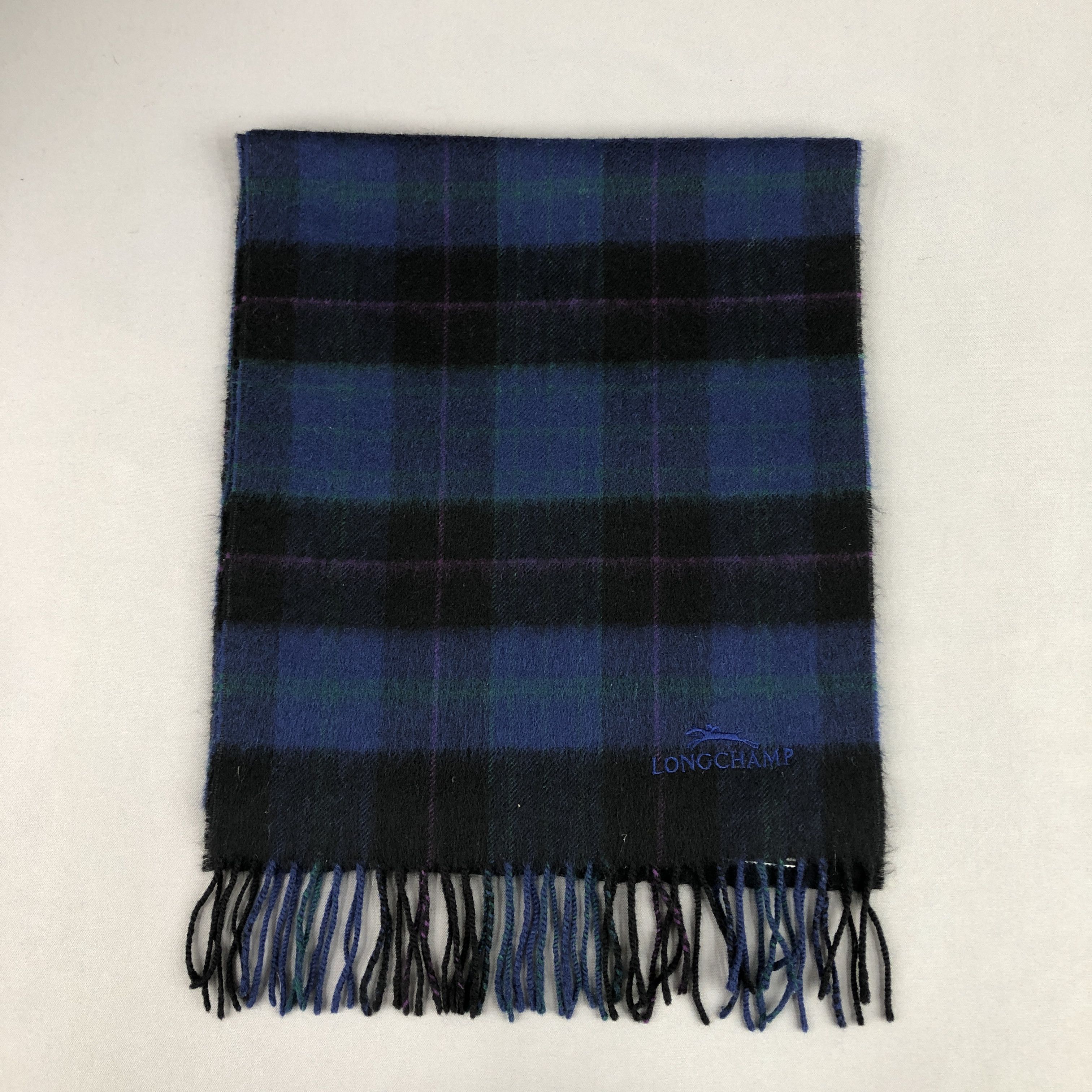 Longchamp Vintage Longchamp Wool Scarf / Muffler / Neckwear - SCF289 Size ONE SIZE - 3 Thumbnail