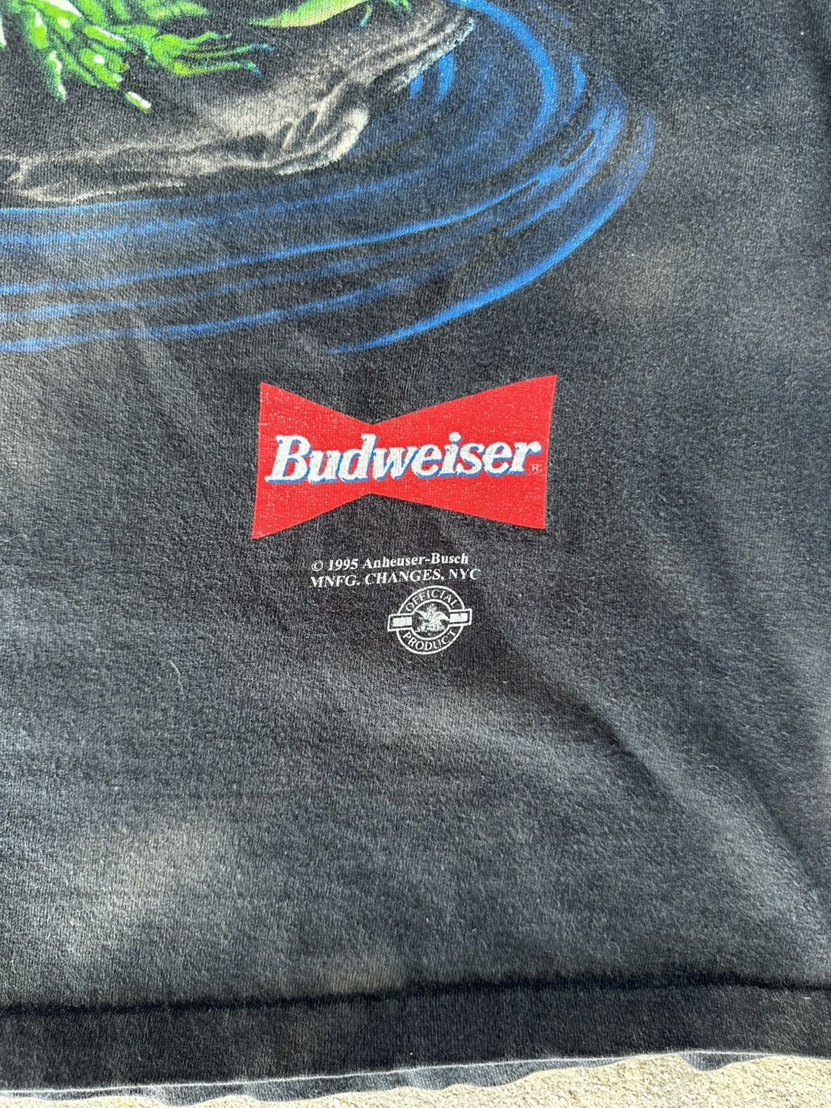 Budweiser Vintage 1995 Budweiser “Your pad or mine” Made in USA Shirt Size US L / EU 52-54 / 3 - 4 Thumbnail