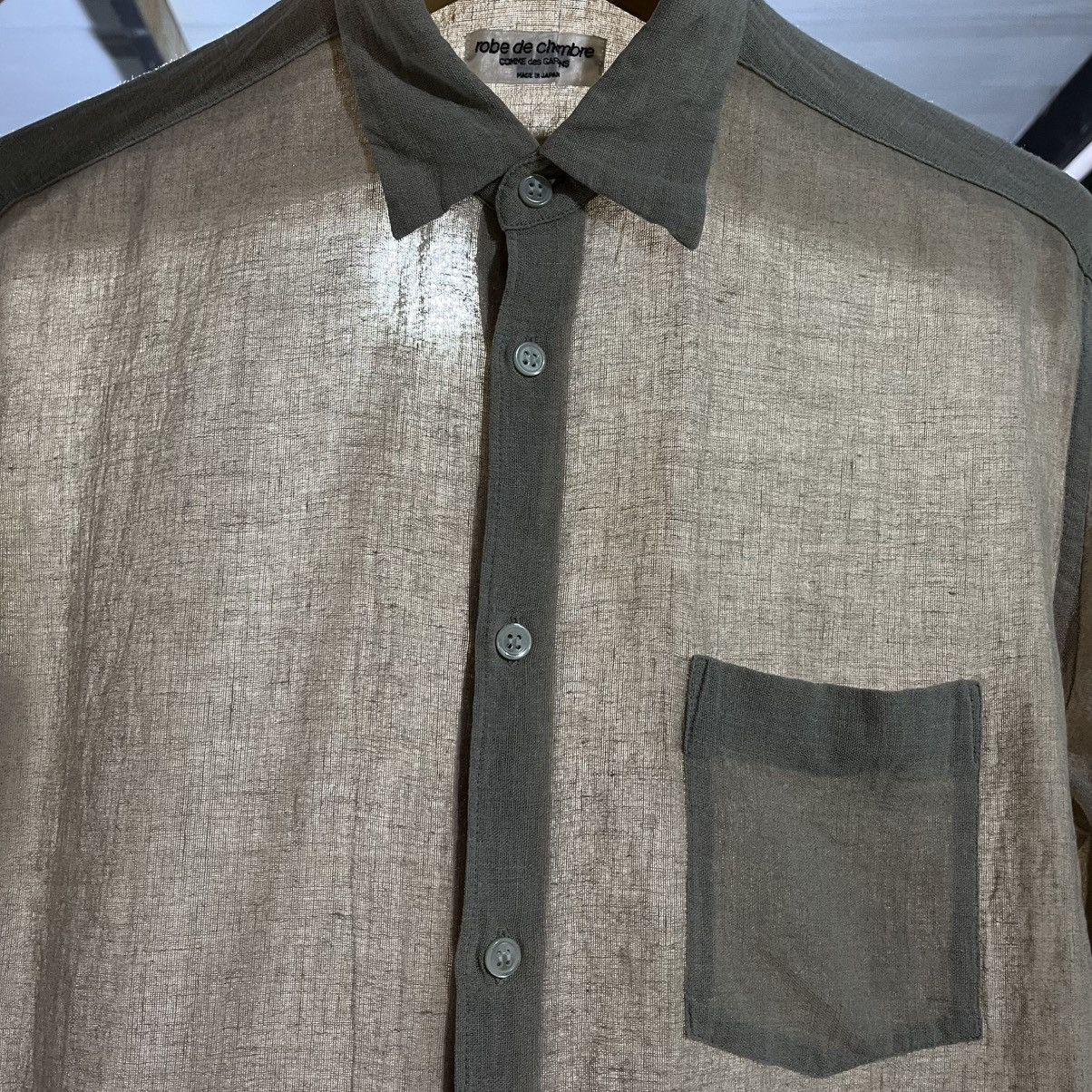 Comme des Garcons Vintage Commedesgarçons Linen shirt Size US L / EU 52-54 / 3 - 1 Thumbnail