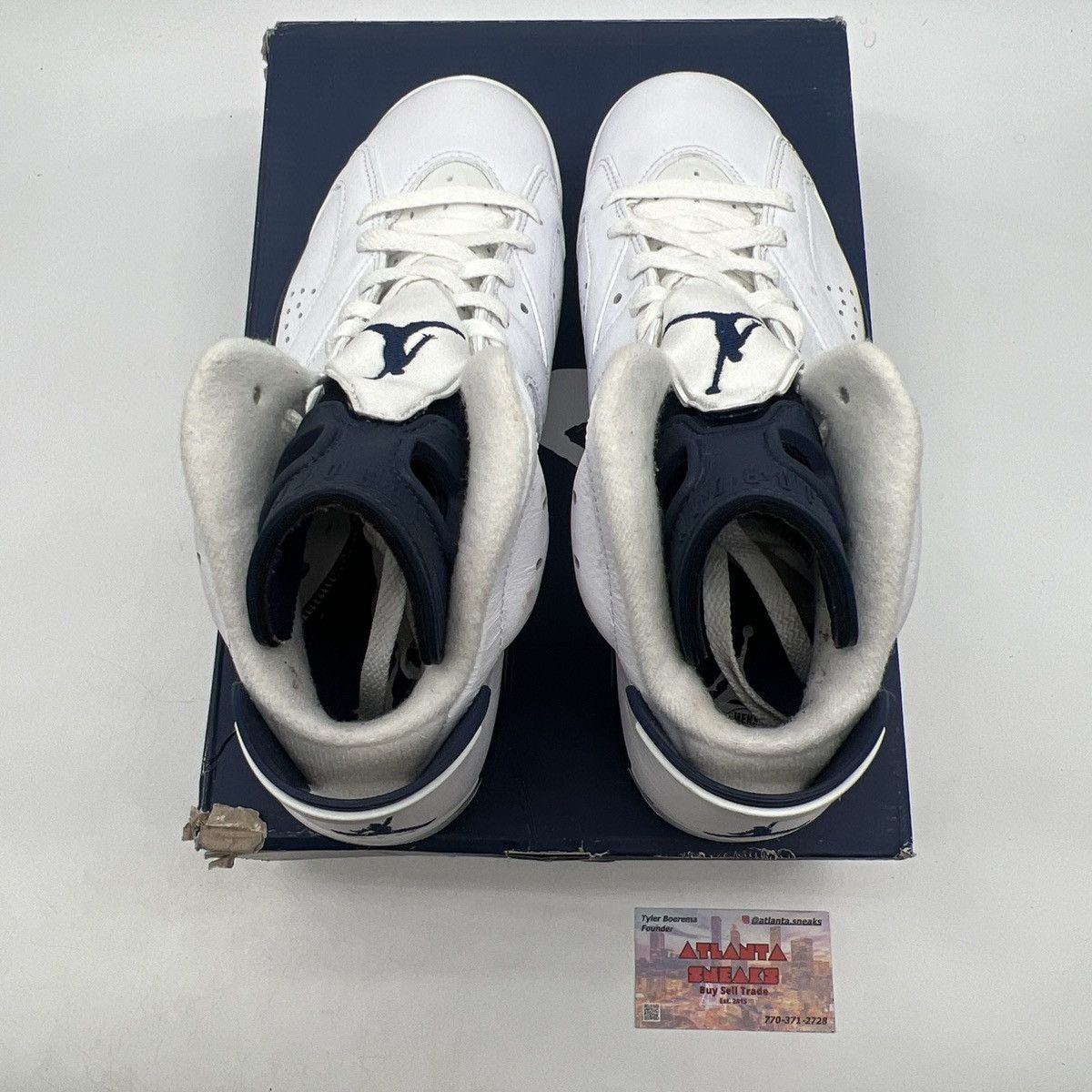 Jordan Brand Air Jordan 6 midnight navy Size US 9.5 / EU 42-43 - 7 Thumbnail