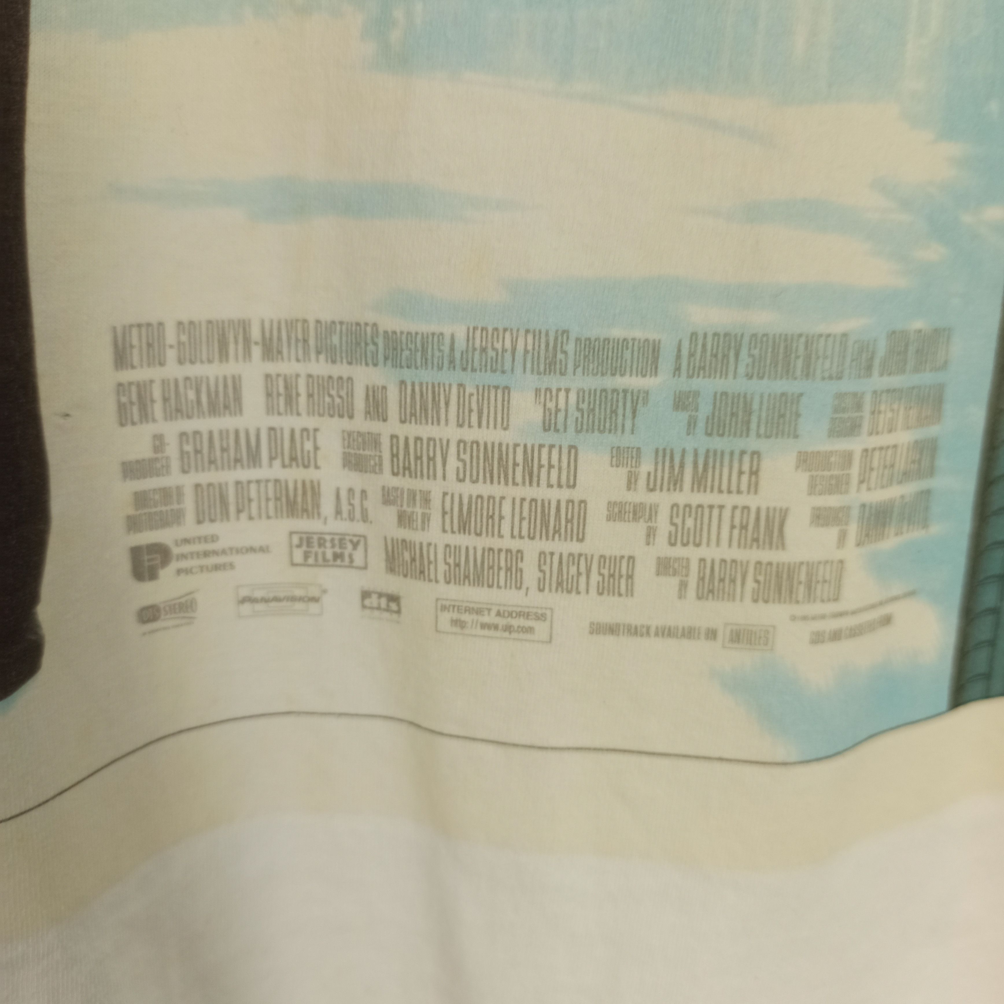 Jerzees Vintage 90s Get Shorty Movie Tshirt Tag JerZees Size US XL / EU 56 / 4 - 4 Thumbnail