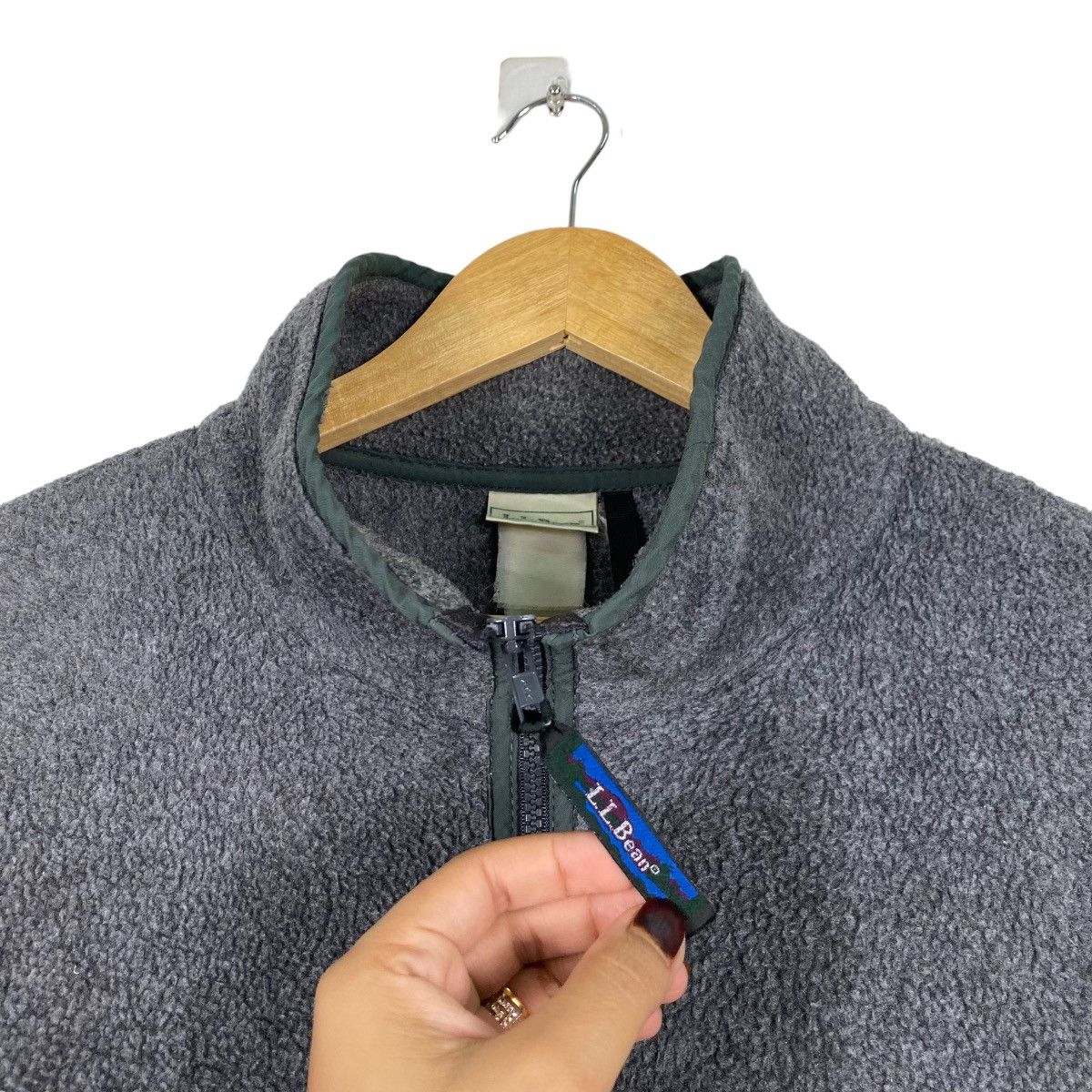 L.L. Bean LL. Bean fleece zipper jacket Size US L / EU 52-54 / 3 - 6 Thumbnail