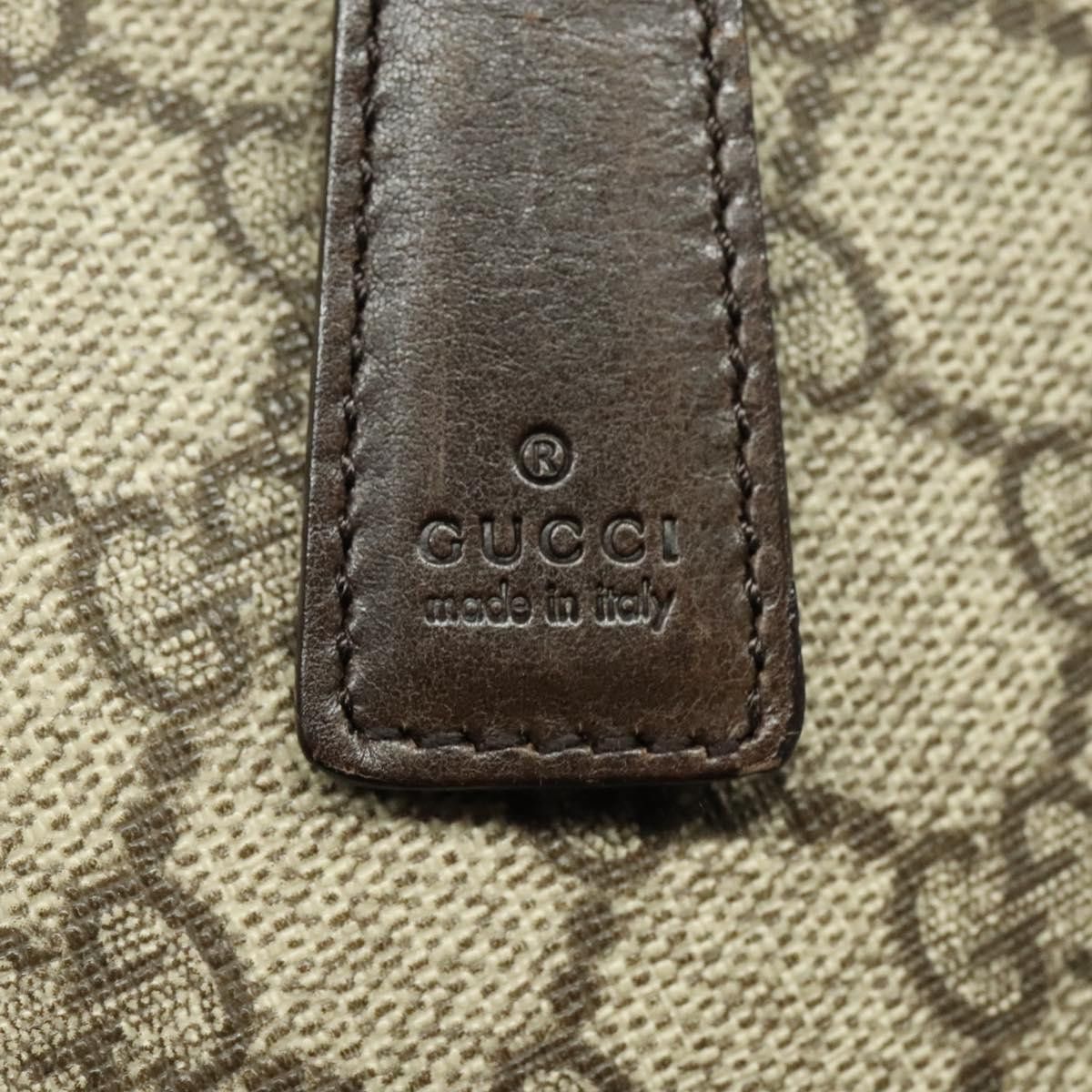 Gucci GUCCI GG Supreme Shoulder Bag Pvc Beige Silver Size ONE SIZE - 15 Thumbnail