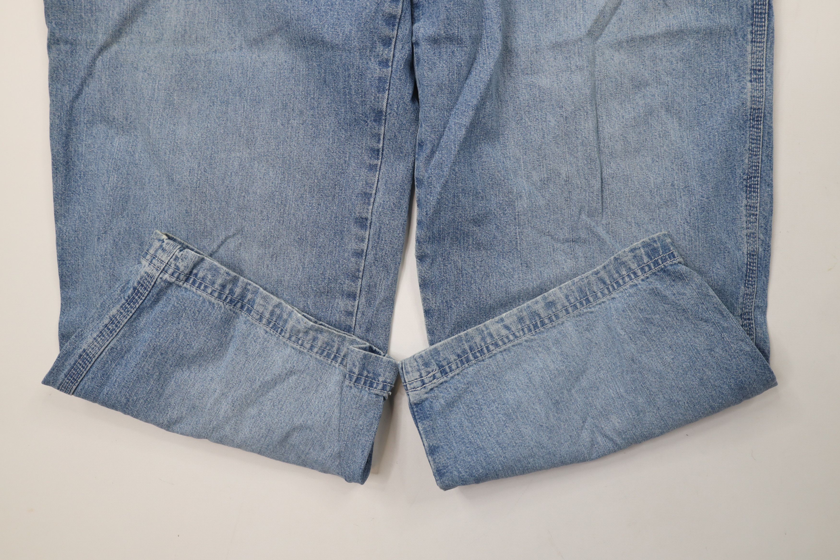 Vintage Vintage 90s Streetwear Baggy Wide Leg Carpenter Denim Jeans Size US 36 / EU 52 - 5 Thumbnail
