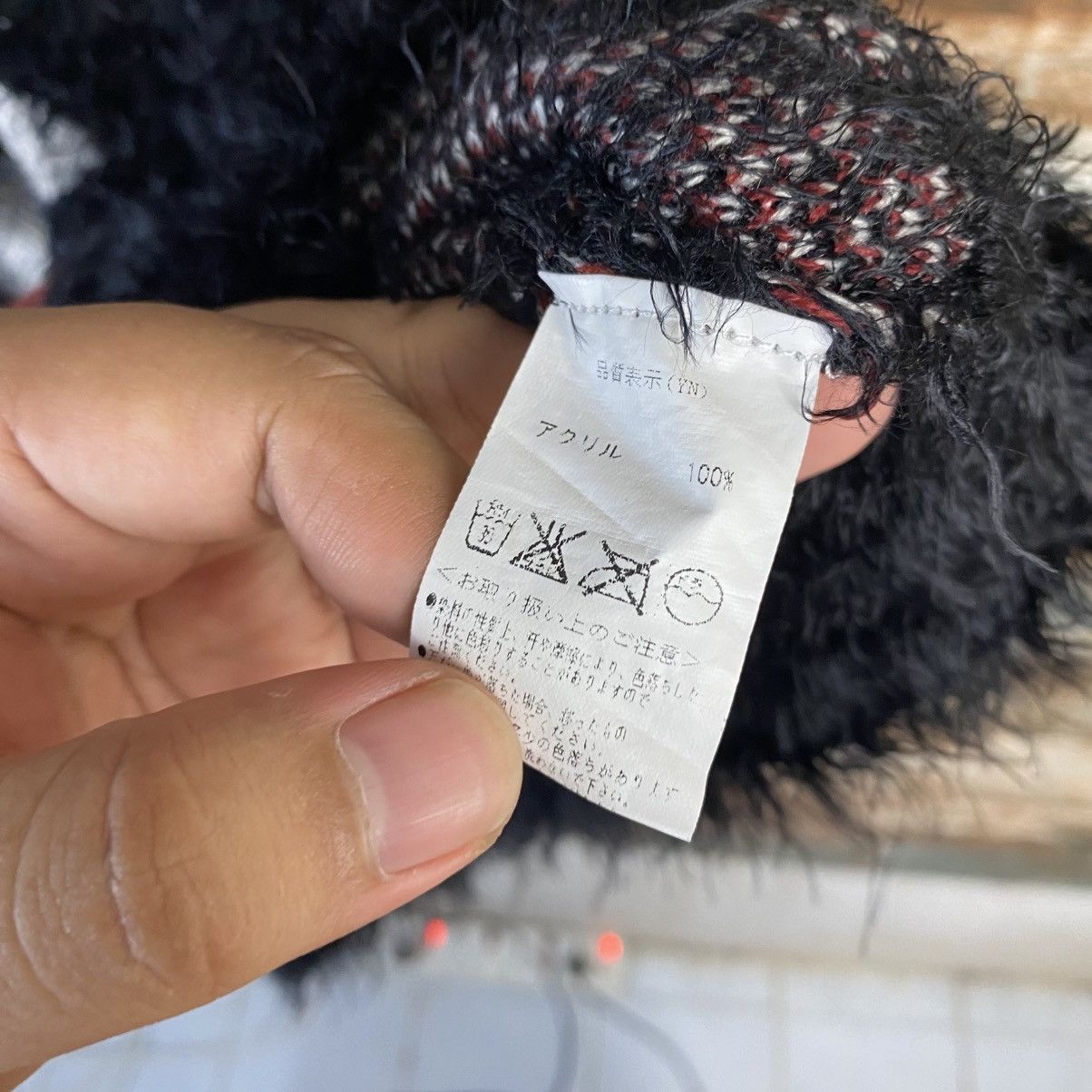 Homespun Knitwear DL Gorge Black Mohair Knitwear #C1107 Size M / US 6-8 / IT 42-44 - 12 Thumbnail