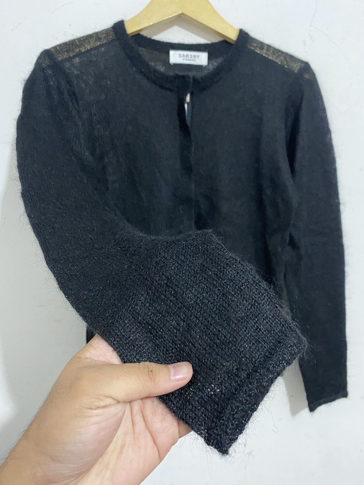 Japanese Brand 🖤BLACKDAY🖤Y'sacca japanese yohjiyamamoto knitted zipper Size US S / EU 44-46 / 1 - 7 Thumbnail