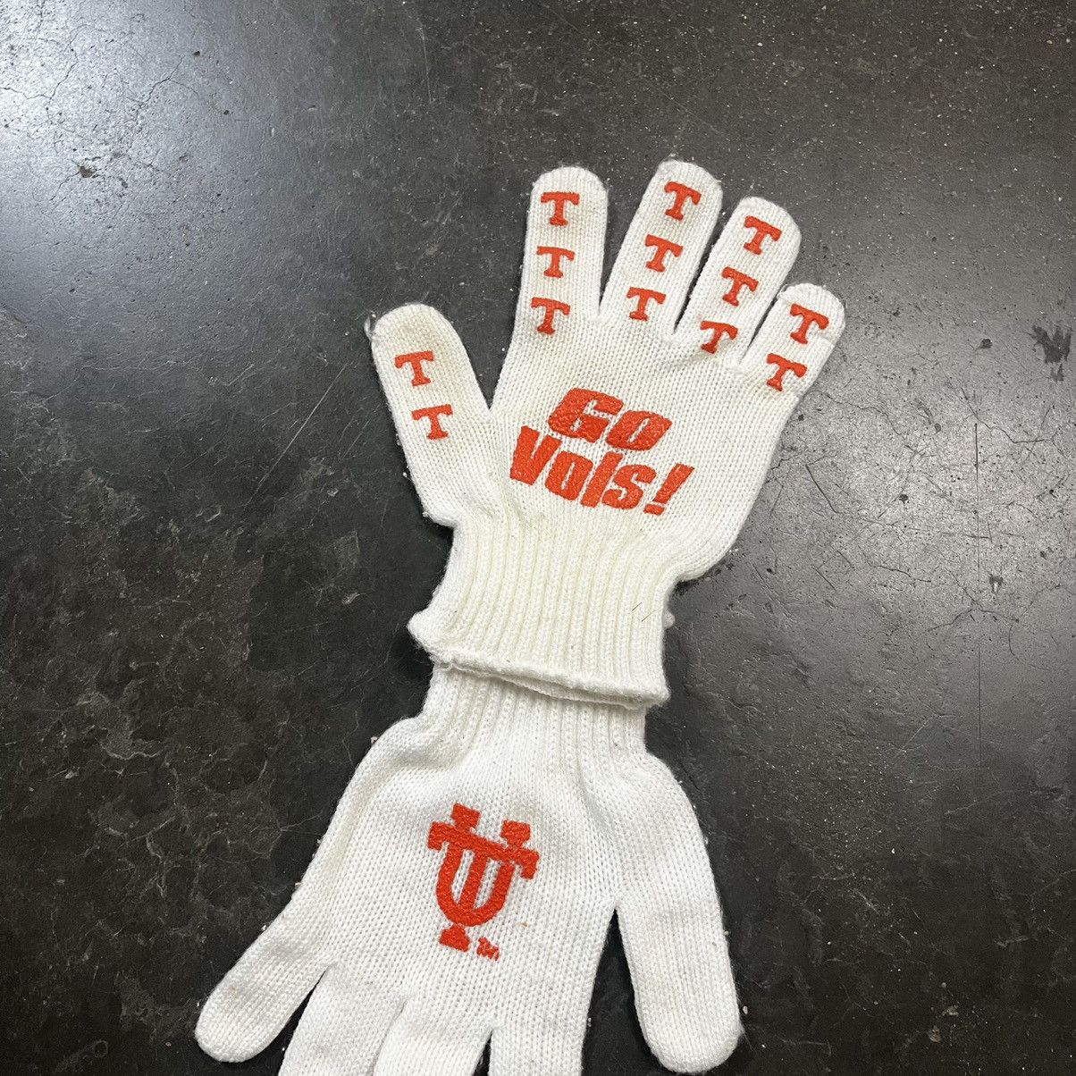 Vintage vintage 80s tennessee volunteers wool gloves Size ONE SIZE - 3 Thumbnail