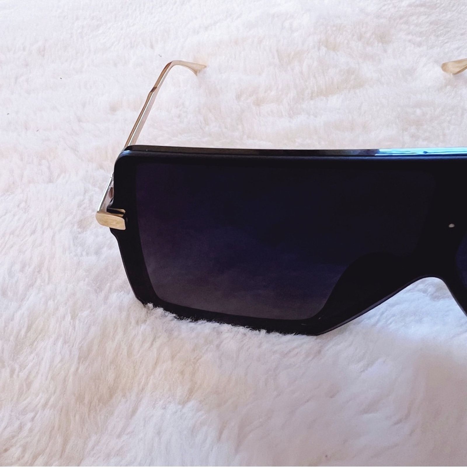 Other Ariel Black & Clear Rectangle Full Frame Sunglasses Size ONE SIZE - 6 Thumbnail