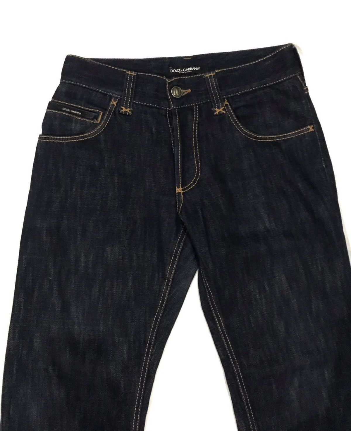 Dolce & Gabbana Dolce & Gabanna D&G 17 Loose Denim Jeans Made in Italy Size US 31 - 2 Thumbnail