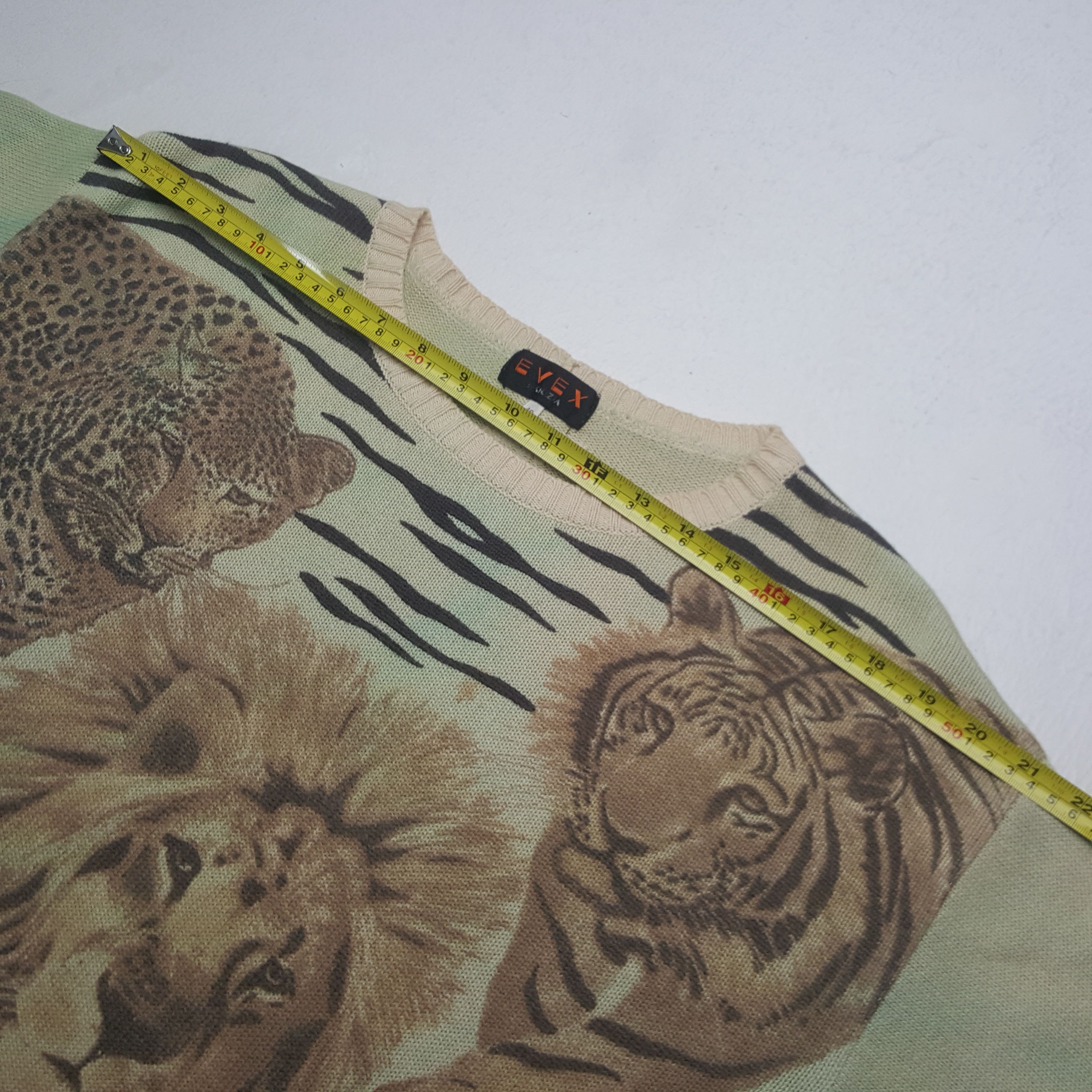 Vintage Vintage Evex Wild Life Tiger Habitat Sweatshirt RR1 Size US L / EU 52-54 / 3 - 6 Thumbnail