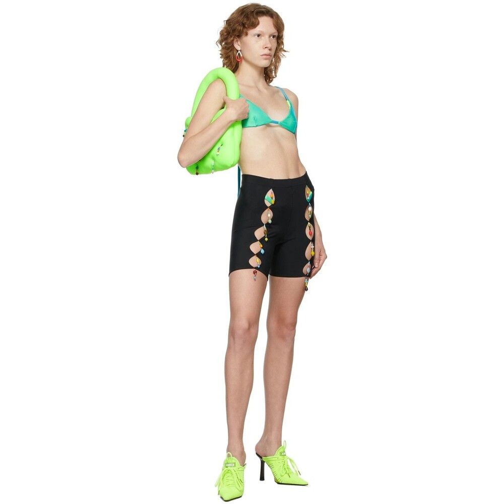 Marshall Columbia Marshall Columbia Bead Cut Out Bike Shorts S Womens Black Size 27" / US 4 / IT 40 - 3 Thumbnail
