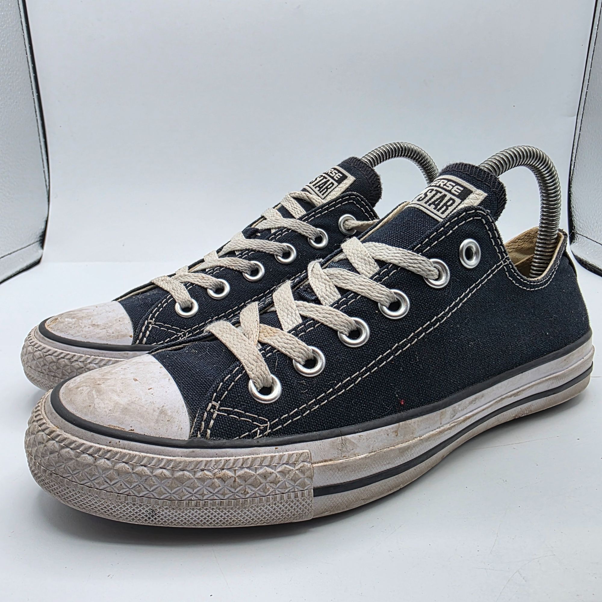 Converse Converse Chuck Taylor All Star Womens Size 8 Black Low Top S Size US 8 / IT 38 - 4 Thumbnail