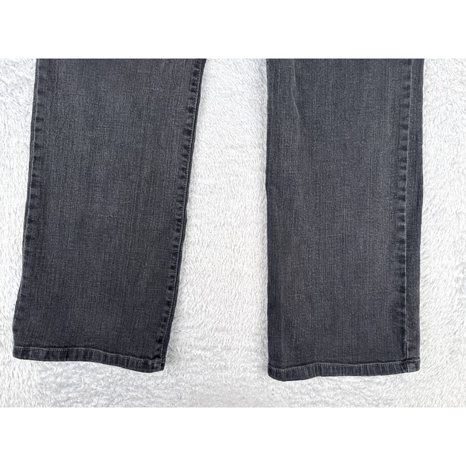 Gloria Vanderbilt Gloria Vanderbilt Jeans Women Bootcut 14 Regular Black Denim Mid Rise 32x28 5-Pocket Stretch Cotton Blend Women Size 36" / US 14 / IT 50 - 2 Thumbnail
