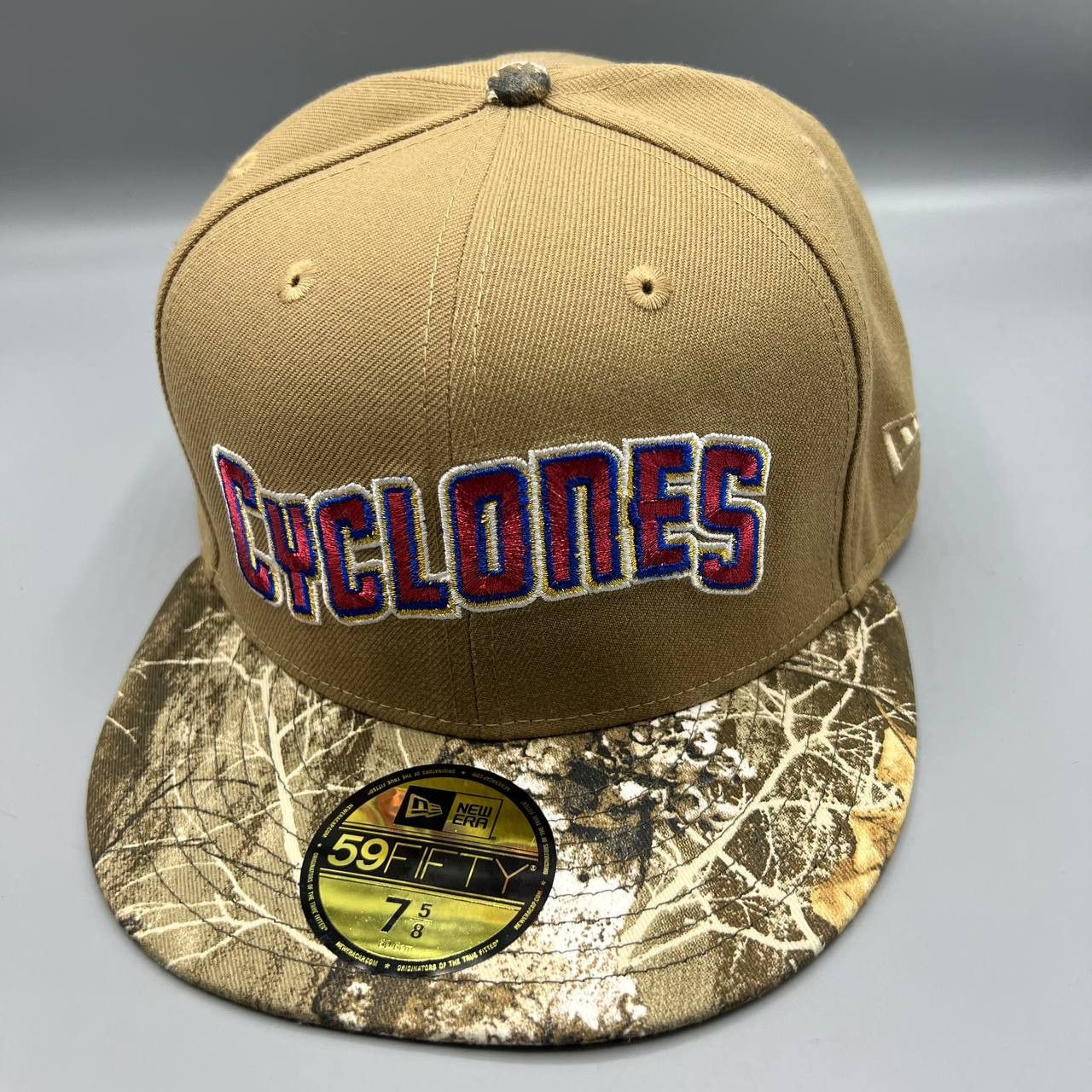 New Era Brooklyn Cyclones Hat Men 7 5/8 Realtree Camo MiLB Snap Back Size ONE SIZE - 8 Thumbnail