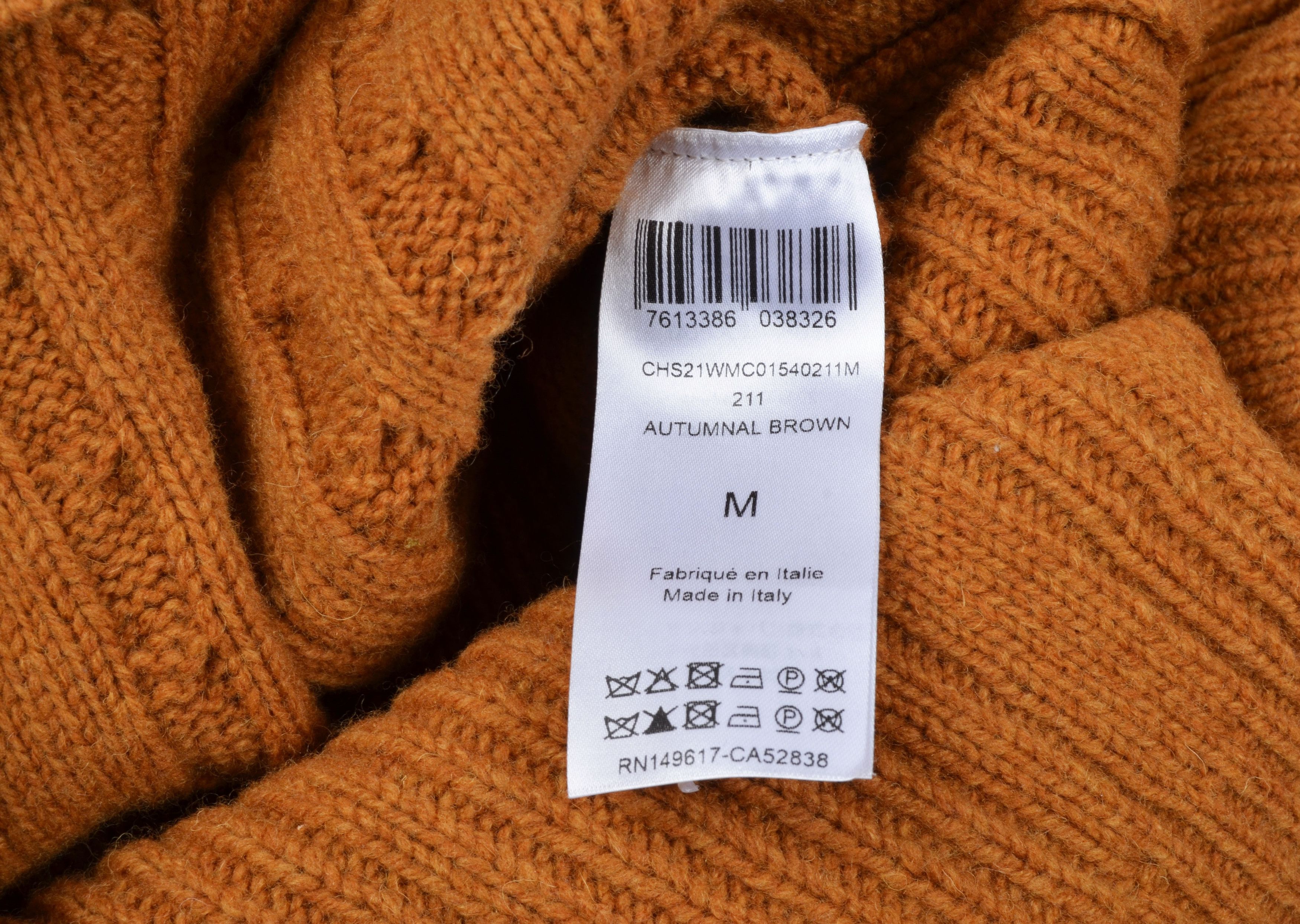 Chloe See by Chloe Cable Knit Autumnal Brown Long Cardigan Size M / US 6-8 / IT 42-44 - 9 Thumbnail
