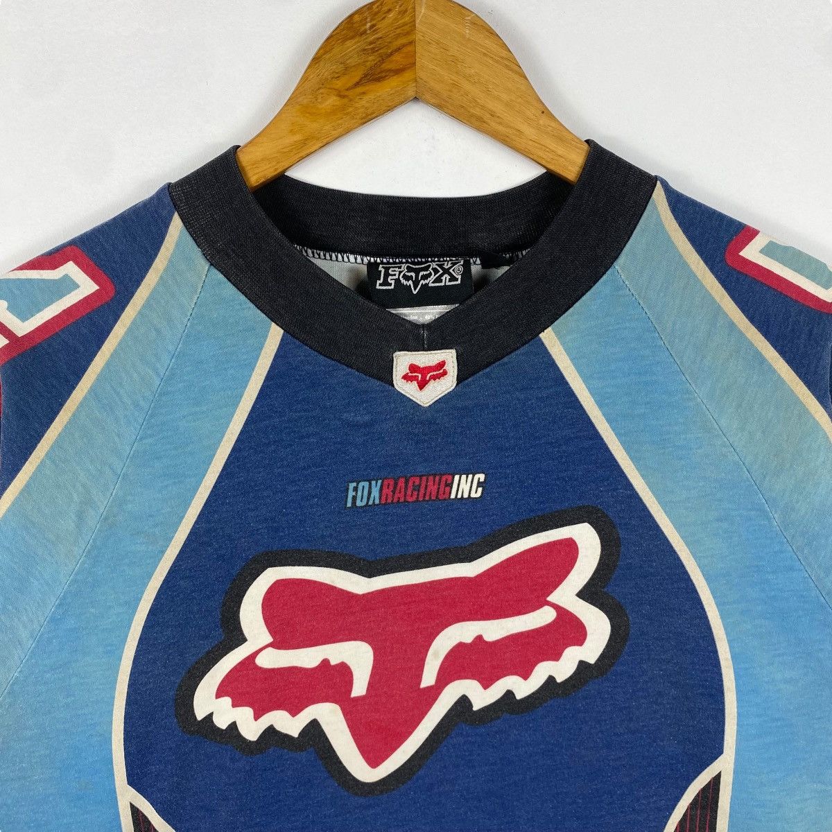 Fox Racing Vintage 90's FOX RACING Motocross Technology Jersey Medium Size US M / EU 48-50 / 2 - 2 Thumbnail