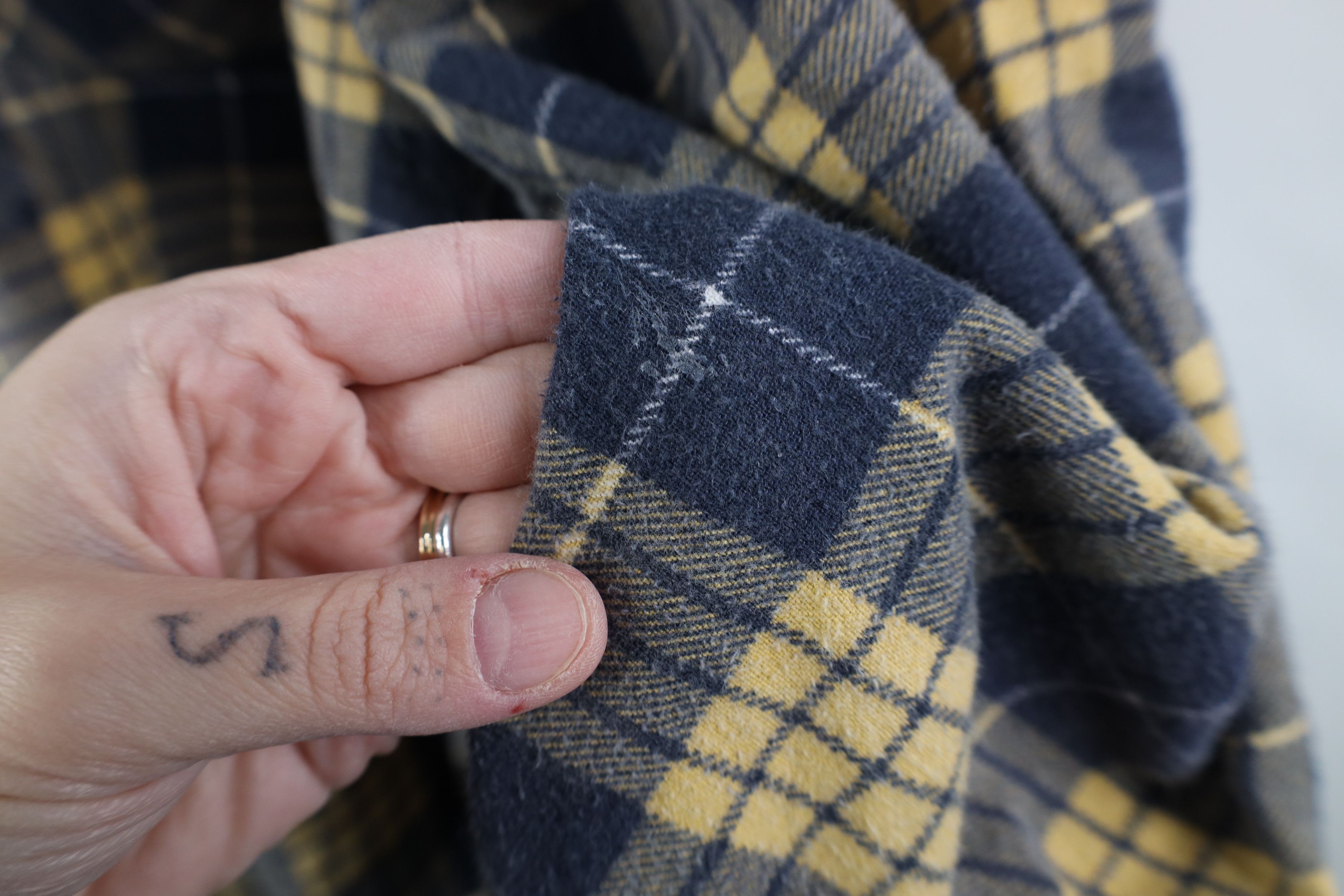 Vintage Vintage 90s Streetwear Flannel Collared Button Shirt Plaid Size US XXL / EU 58 / 5 - 8 Thumbnail