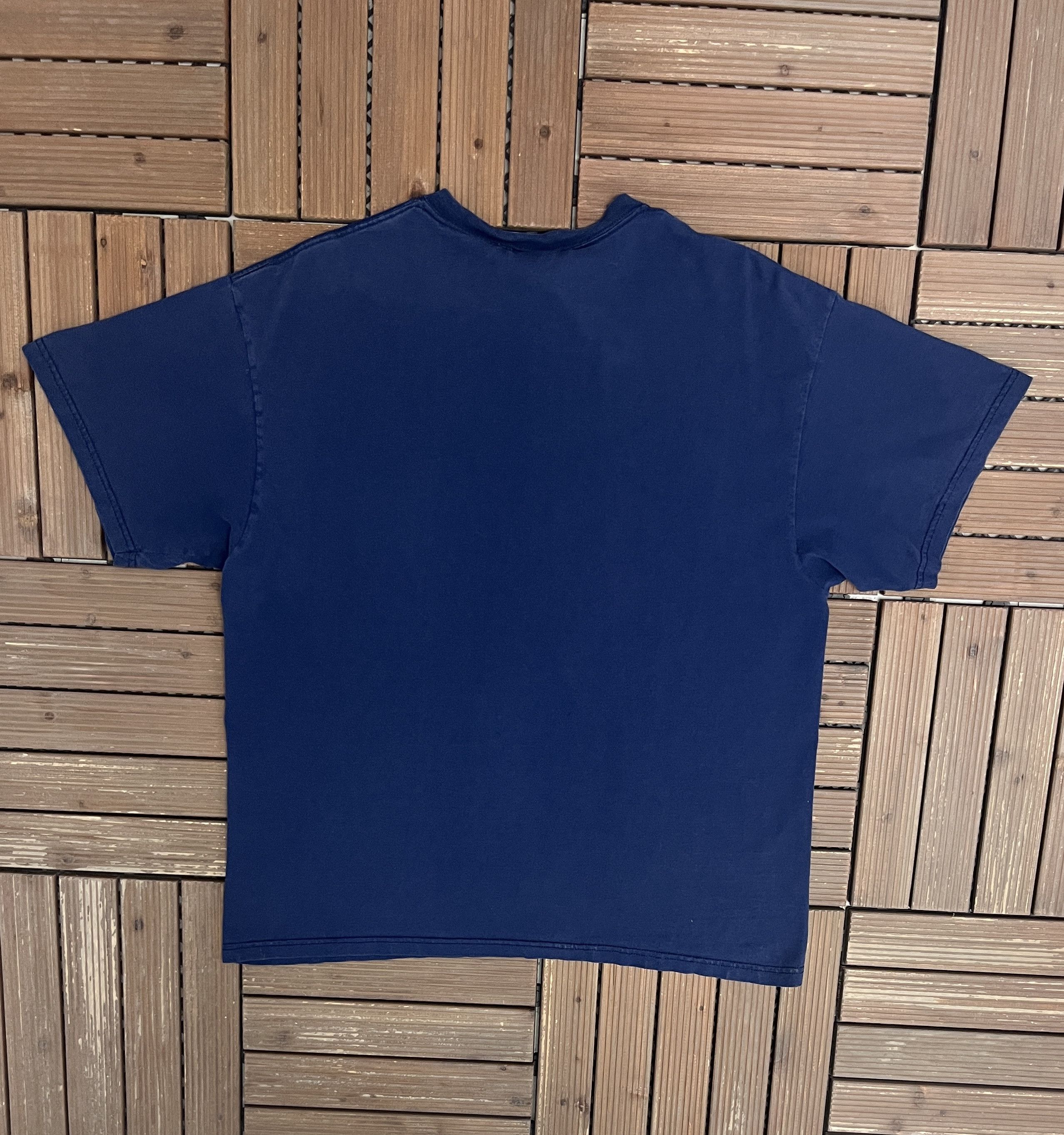 Vintage Illinois Fighting Illini Vintage Blue T-Shirt Tee Size US L / EU 52-54 / 3 - 4 Thumbnail