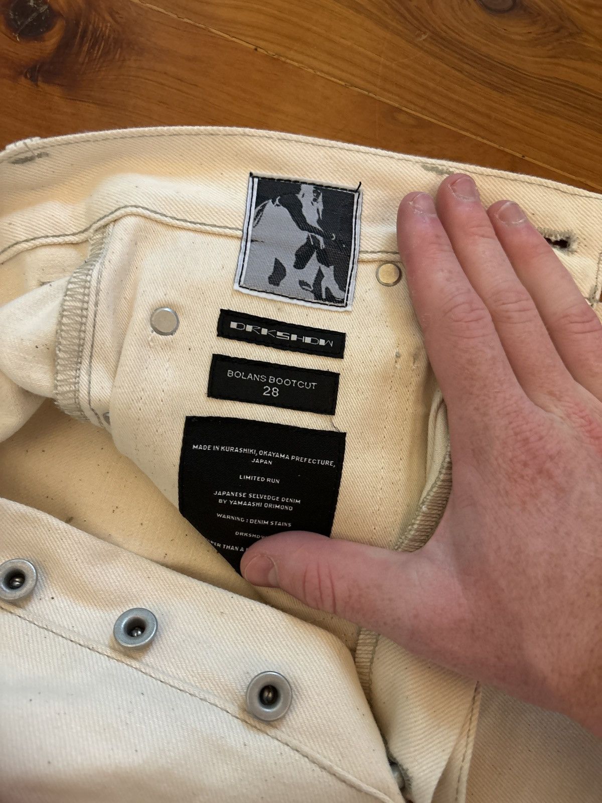 Rick Owens Rick Owen’s Bolan Bootcut Jeans Size US 28 / EU 44 - 6 Thumbnail