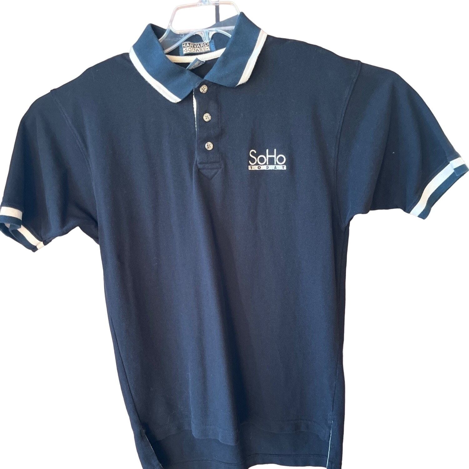 Other Harvard Square Mens Polo Shirts M Egyptian Cotton Green & Na Size US M / EU 48-50 / 2 - 2 Thumbnail