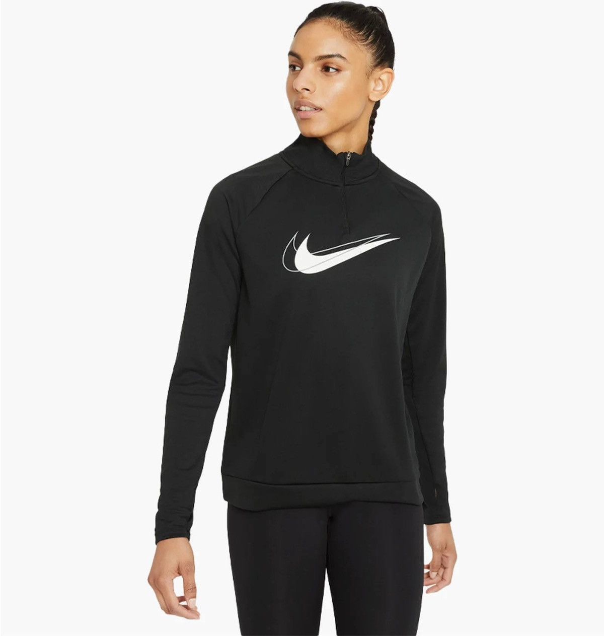 Nike Nike Black Long Sleeve Training Top Size S Size S / US 4 / IT 40 - 1 Thumbnail