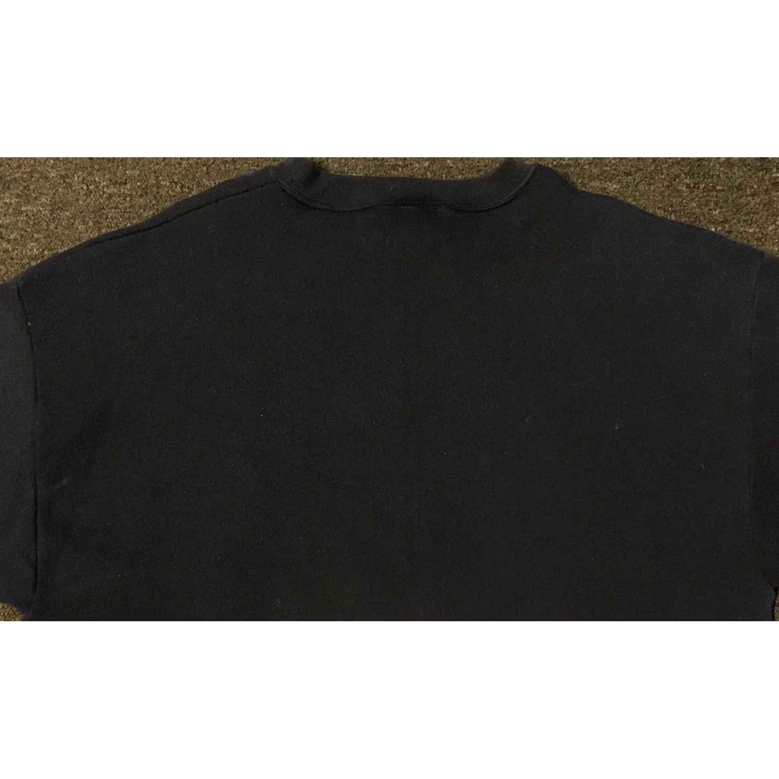 Vintage VINTAGE 90s America Attitude Faded Spellout Sweatshirt XL USA Biker Grunge Track All Over Print Navy Blue Mens XL Sweatshirt Size US XL / EU 56 / 4 - 7 Thumbnail