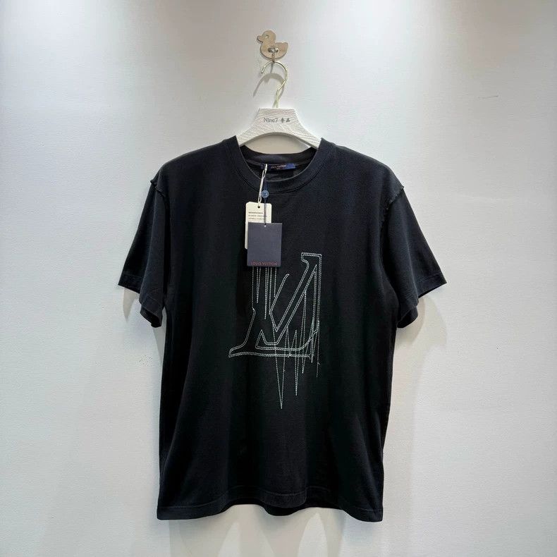 Louis Vuitton Louis Vuitton Dissolved Embroidery Logo Tee - dmc Size US M / EU 48-50 / 2 - 1 Thumbnail