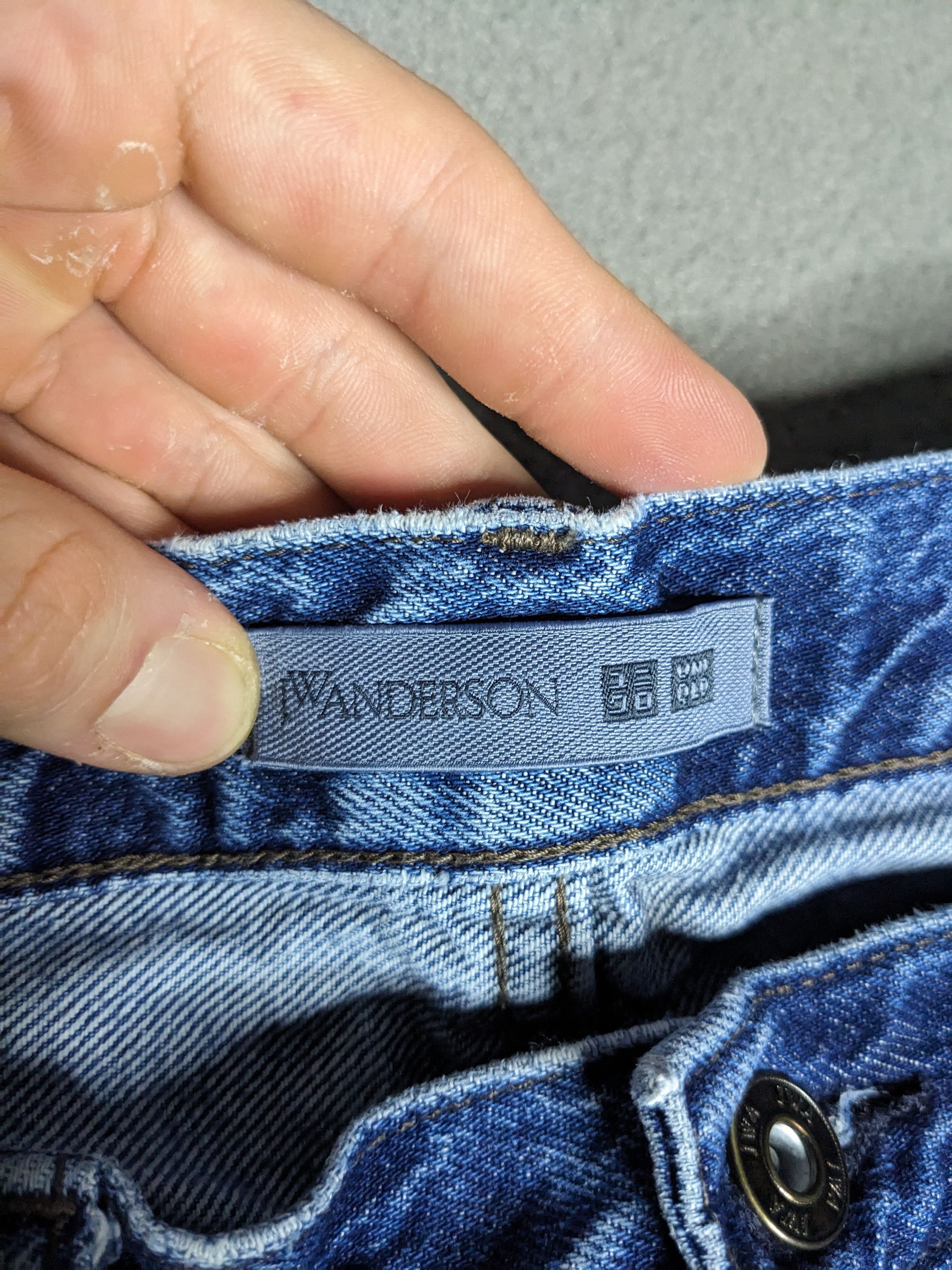 JW Anderson × Uniqlo JW Anderson x Uniqlo Straight Jeans 30x30 Washed Denim Pants Size US 30 / EU 46 - 13 Thumbnail