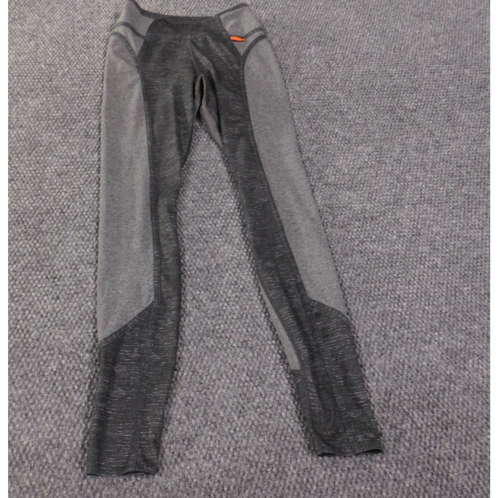 Nike Nike Leggings Women XS Dri-FIT Gray Pull On Stretch Run Active Performance Size 40" / US 18 - 3 Thumbnail