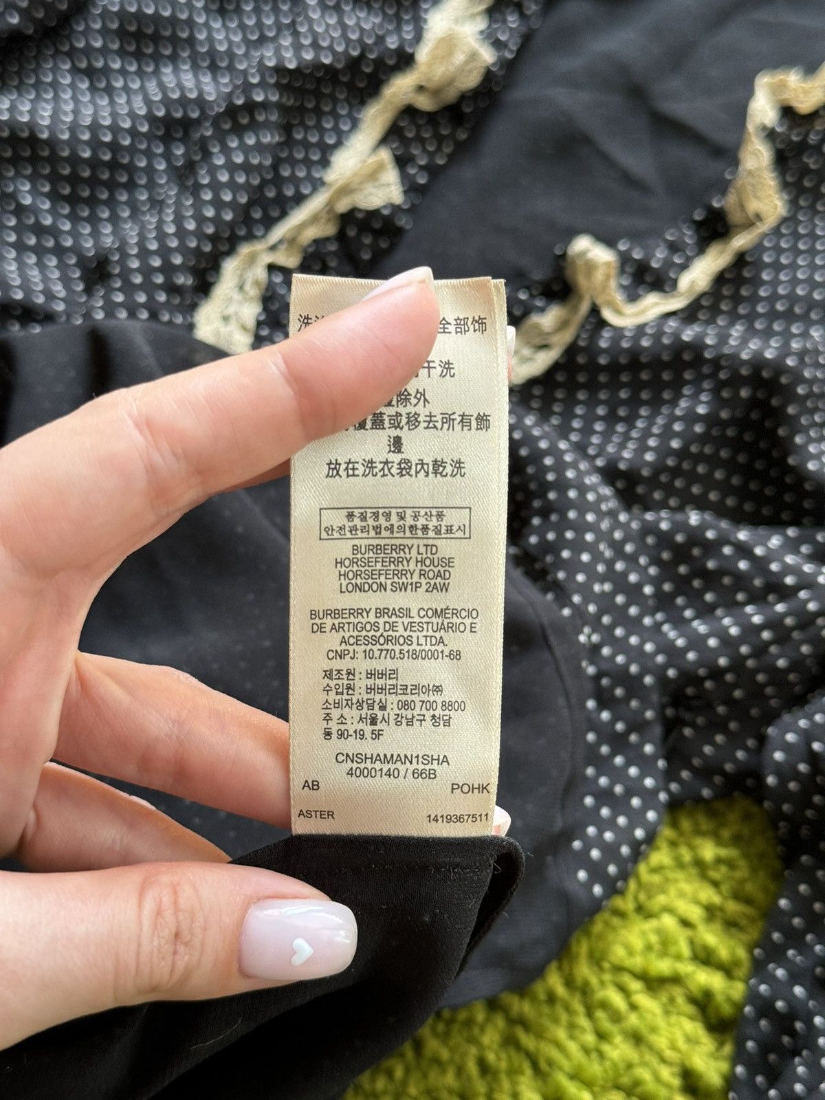 Burberry × Designer Burberry polka dot silk dress Size M / US 6-8 / IT 42-44 - 5 Thumbnail