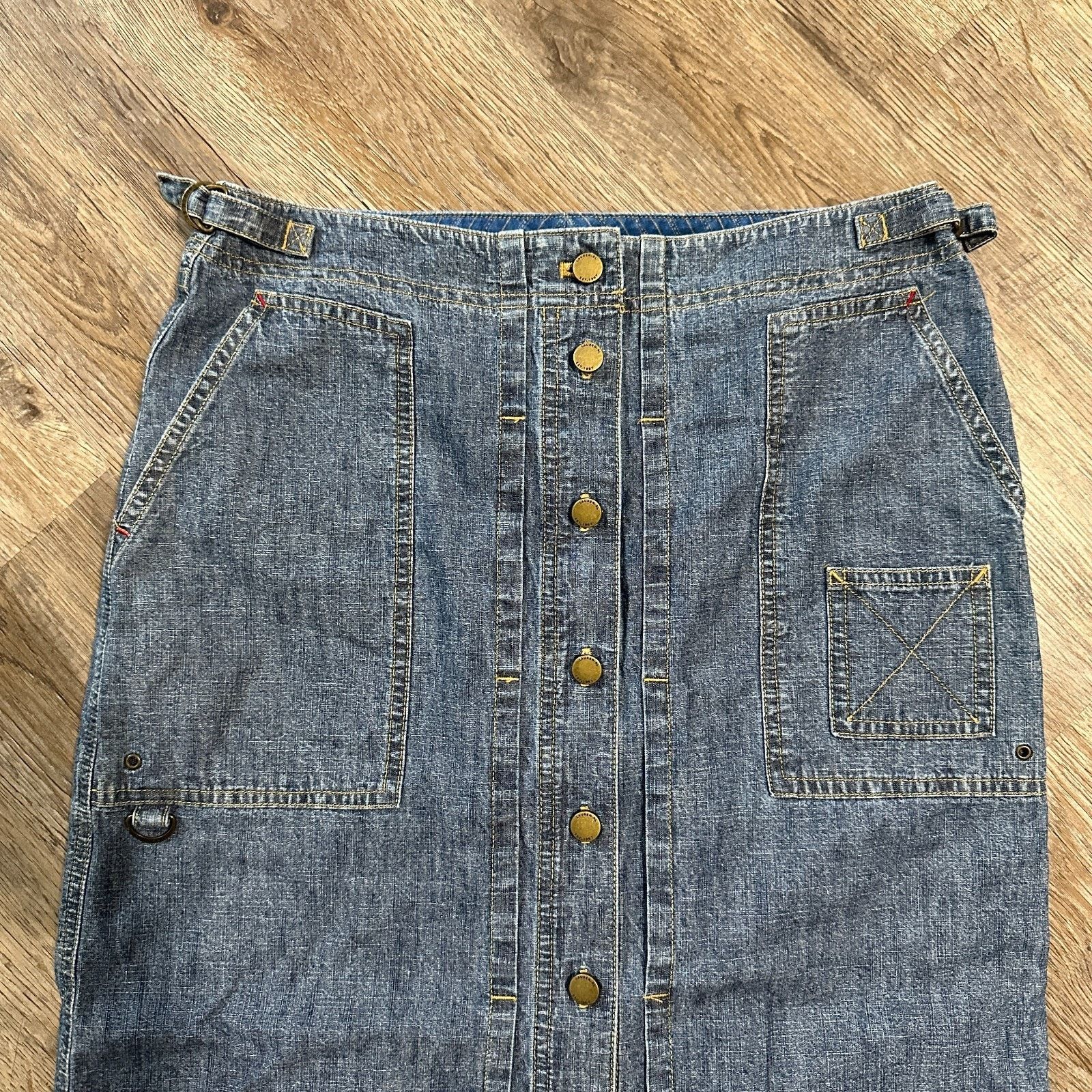 Lauren Ralph Lauren Vintage Lauren Jeans Co Ralph Maxi Denim Skirt 6 Petite Size 28" / US 6 / IT 42 - 2 Thumbnail
