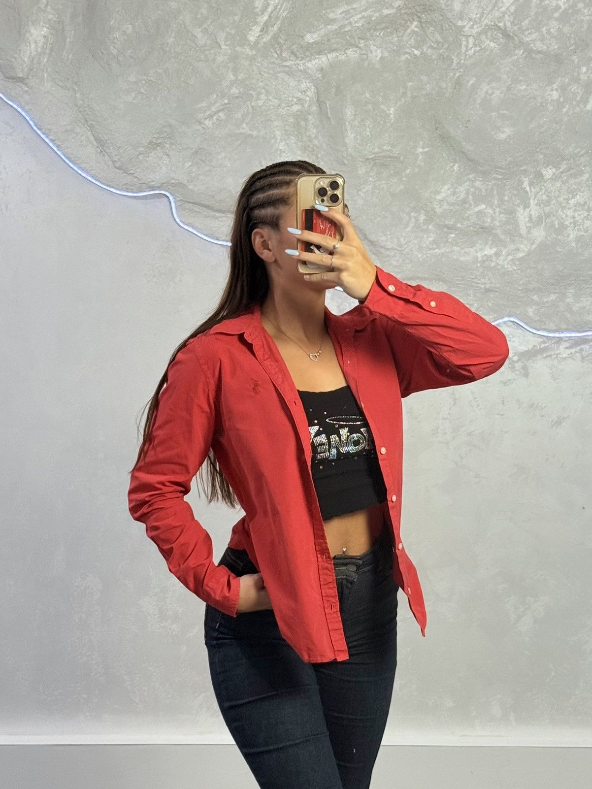 Polo Ralph Lauren Red Basic shirt polo ralph lauren with red pony Size S / US 4 / IT 40 - 2 Thumbnail