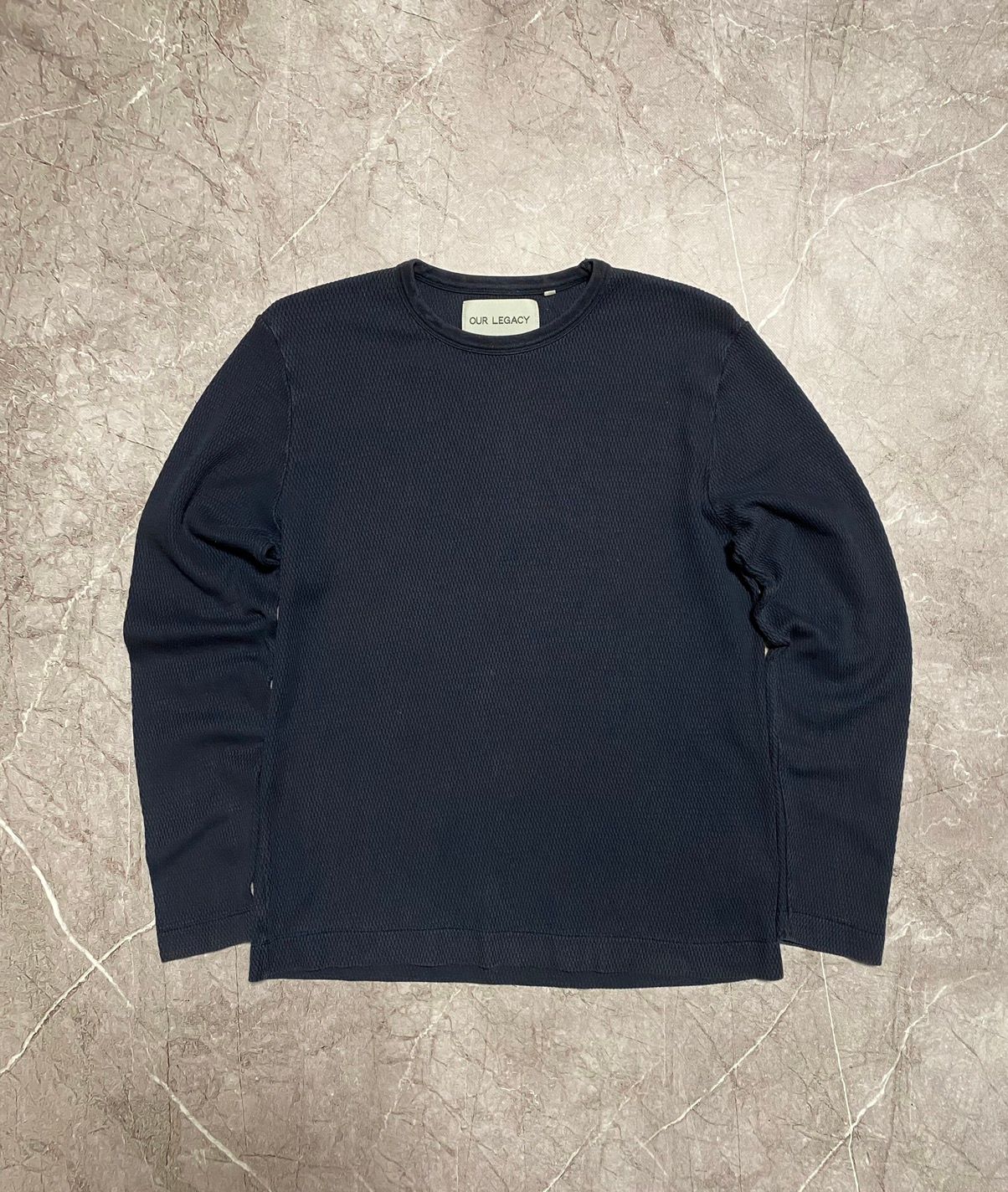 Pre-owned Our Legacy Crewneck High Quality Basic Casual Navy